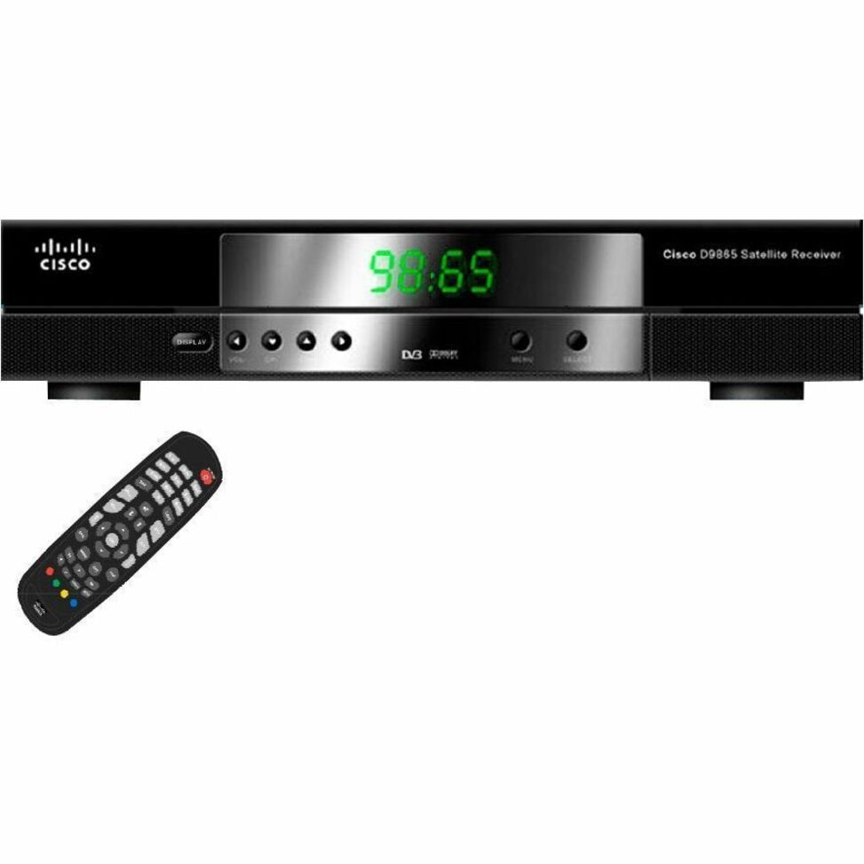 Cisco D9865 Satellite Receiver - Free-To-Air TV - 1 Channel(s) - 1 x Tuner(s) - MPEG-2, MPEG-4, MPEG - DVB-S, DVB-S2 - 1 x HDMI Out - Ethernet - Black