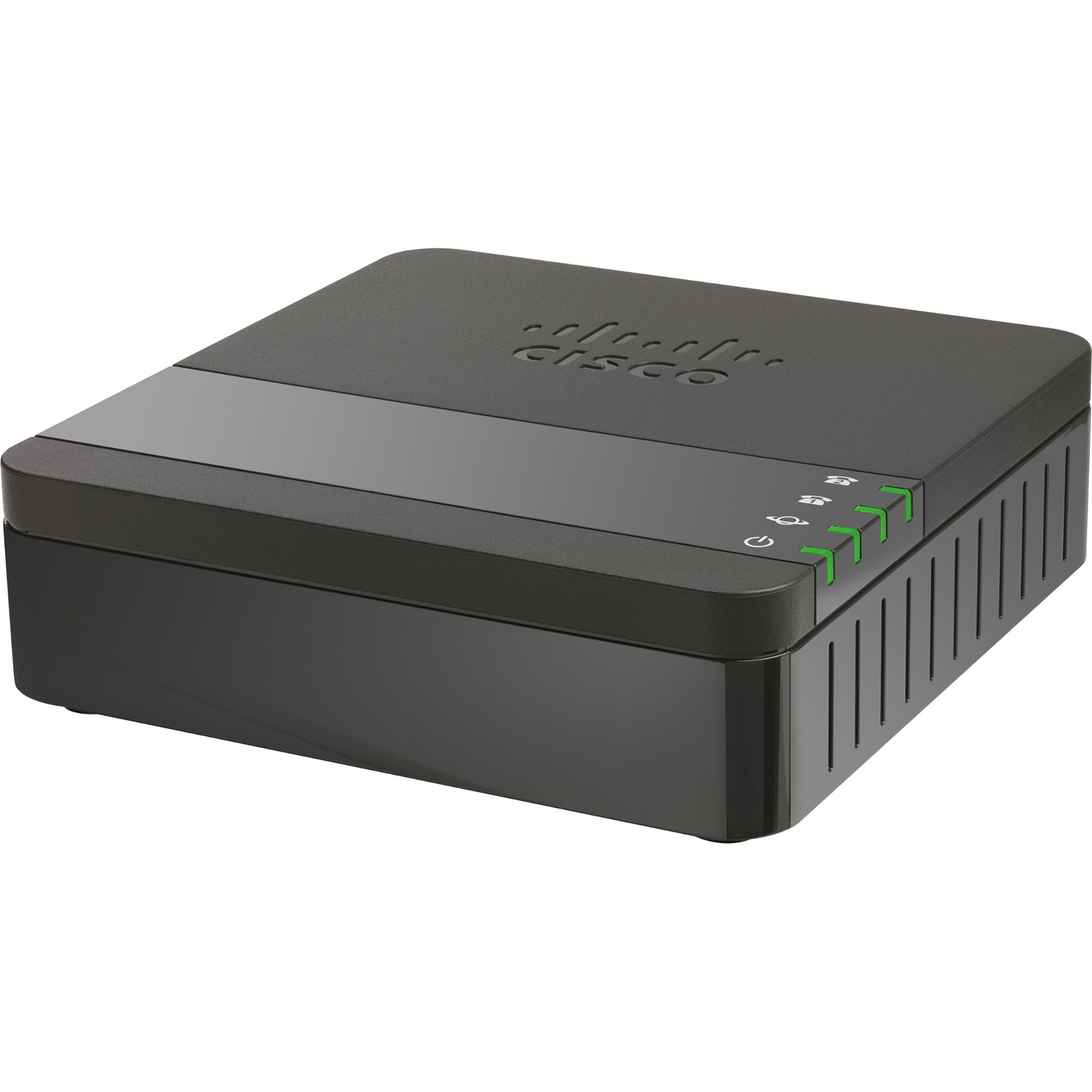 Cisco UC 2 Port Analog Telephone Adapter - Refurbished - 1 x RJ-45 - 2 x FXS - Fast Ethernet - Desktop