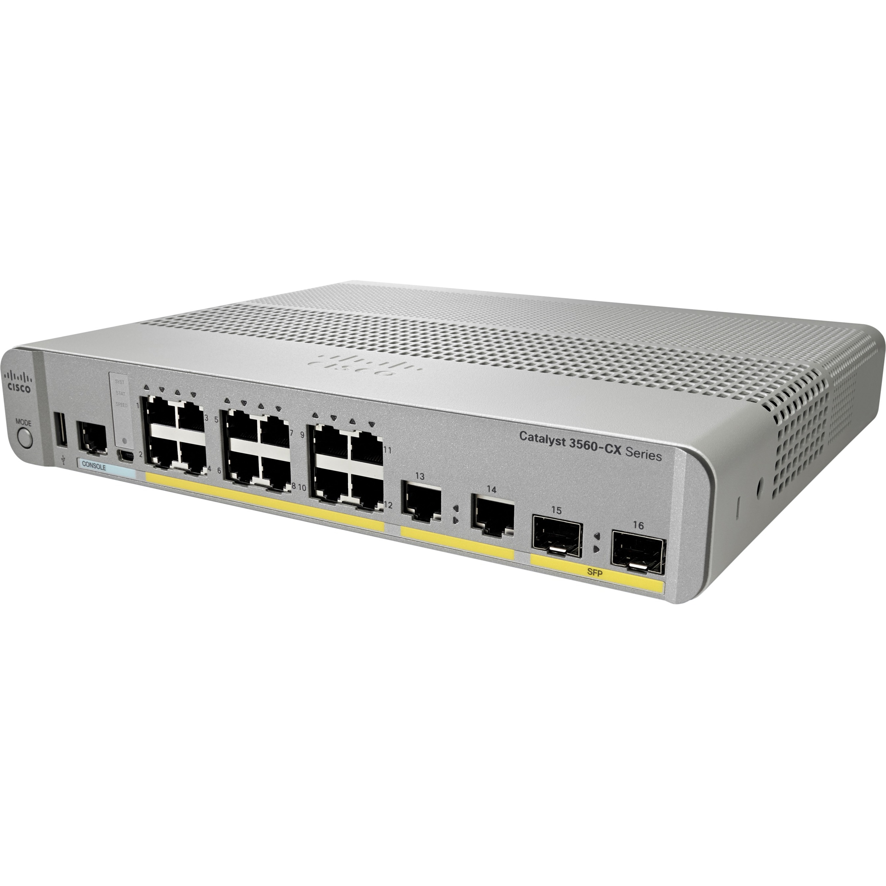 Cisco 2960CX-8PC-L Layer 3 Switch - 10 Ports - Manageable - Gigabit Ethernet - 10/100/1000Base-T, 1000Base-X - Refurbished - 3 Layer Supported - 2 SFP Slots - Twisted Pair, Optical Fiber - Desktop, Ra