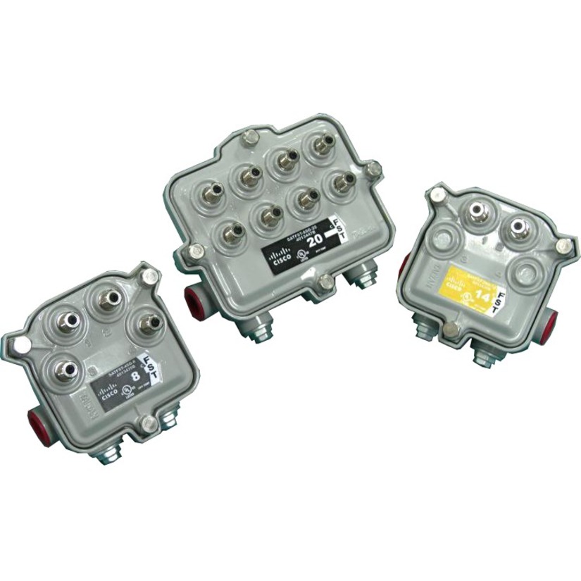 Cisco Full Profile Flexible Solutions Tap, 1.25 GHz, 8-way, 14 dB - 1.25 GHz