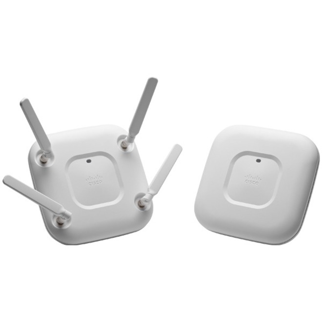 Cisco Aironet 2702I IEEE 802.11ac 1.27 Gbit/s Wireless Access Point - 2.47 GHz, 5.70 GHz - MIMO Technology - 2 x Network (RJ-45) - Ethernet, Fast Ethernet, Gigabit Ethernet - Ceiling Mountable - 10