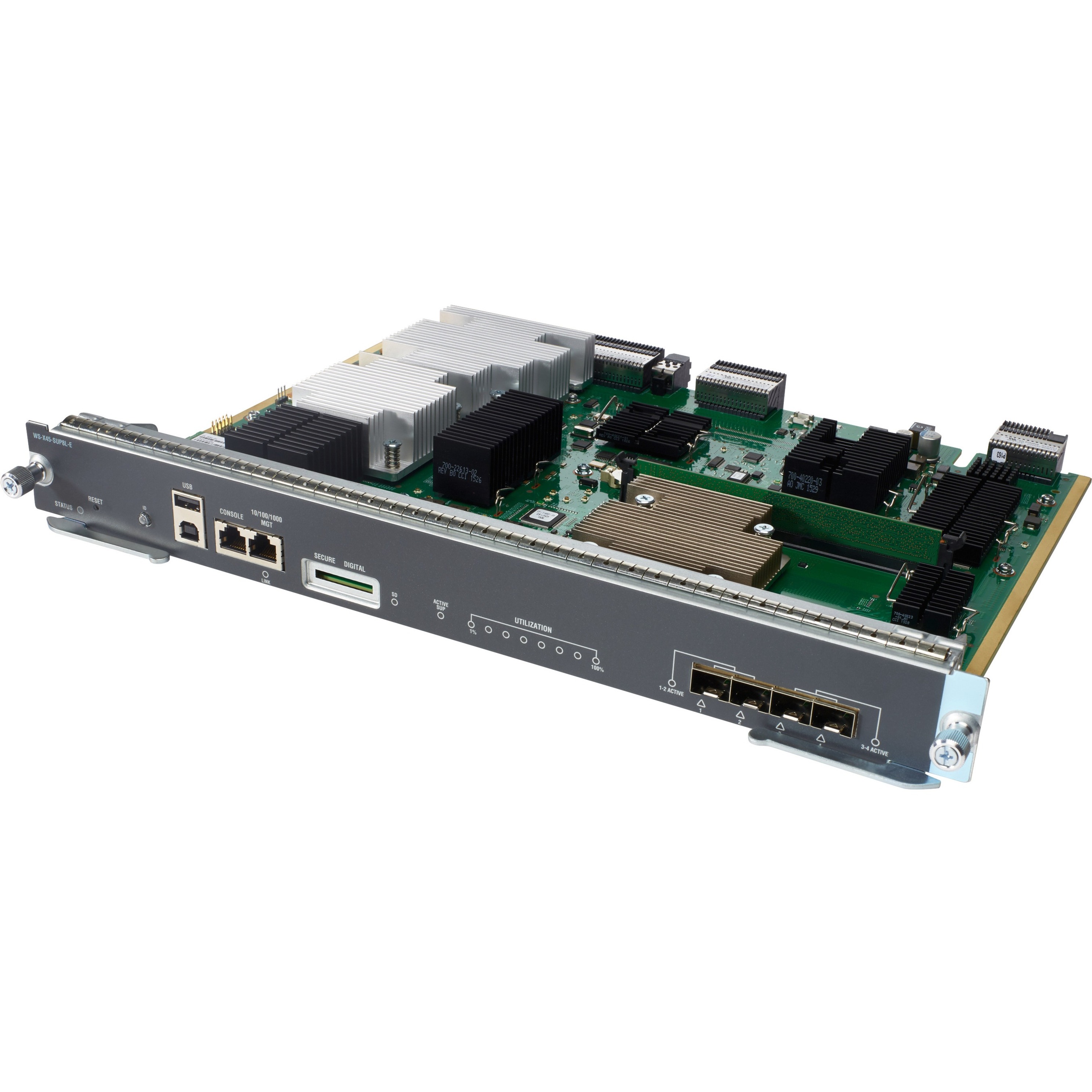 Cisco Catalyst 4500E Series Supervisor Engine, 560 Gbps - For Data Networking, Optical NetworkOptical FiberGigabit Ethernet, 10 Gigabit Ethernet - 10GBase-X, 1000Base-X - 4 x Expansion Slots - SFP, SF