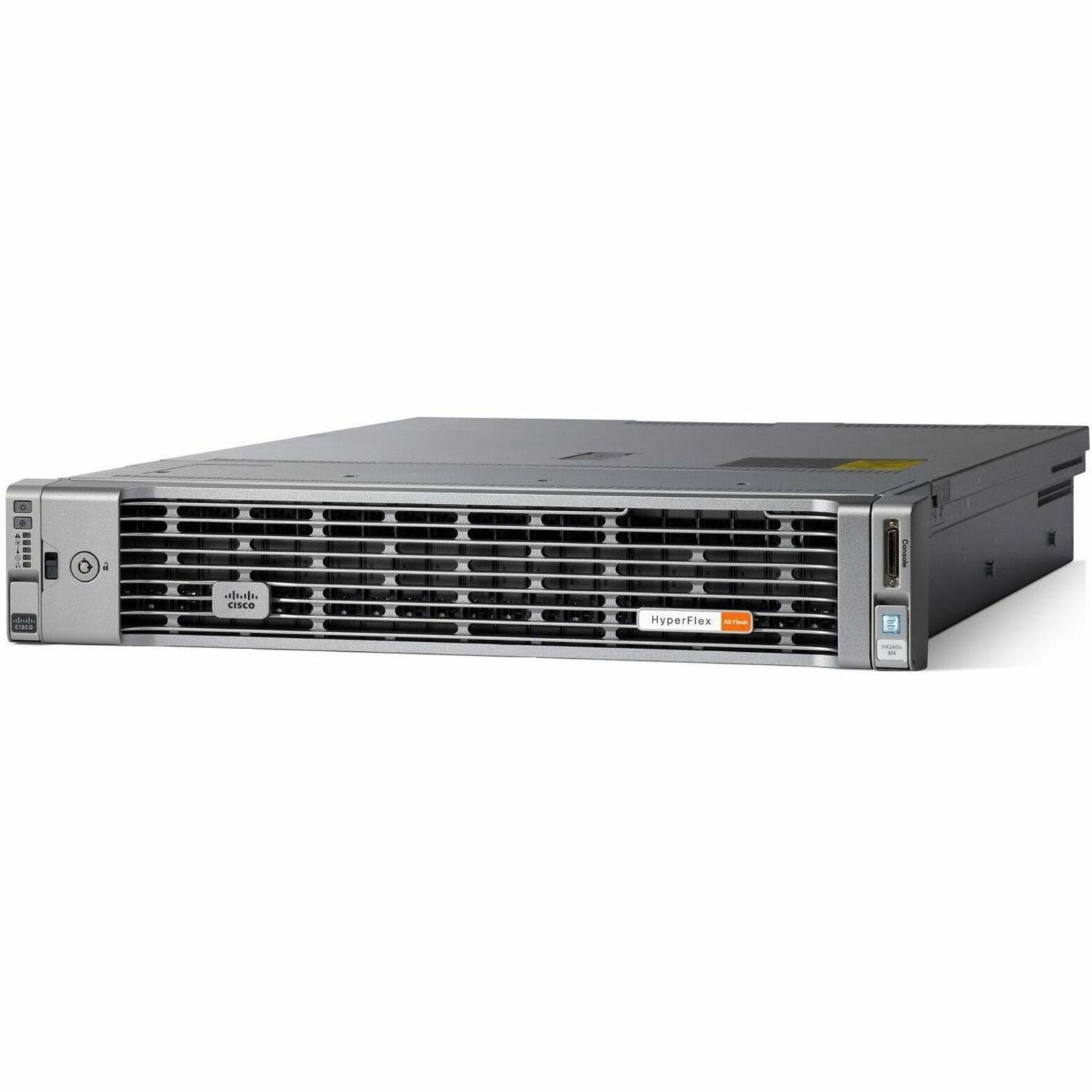 Cisco HyperFlex HX240c M4 2U Rack Server - 2 Xeon E5-2690 v3 - 384 GB RAM - 12Gb/s SAS Controller - Intel C610 Chip - 2 Processor Support - 1.50 TB RAM Support - DDR4 SDRAM Up to 8 MB Graphic Card - G