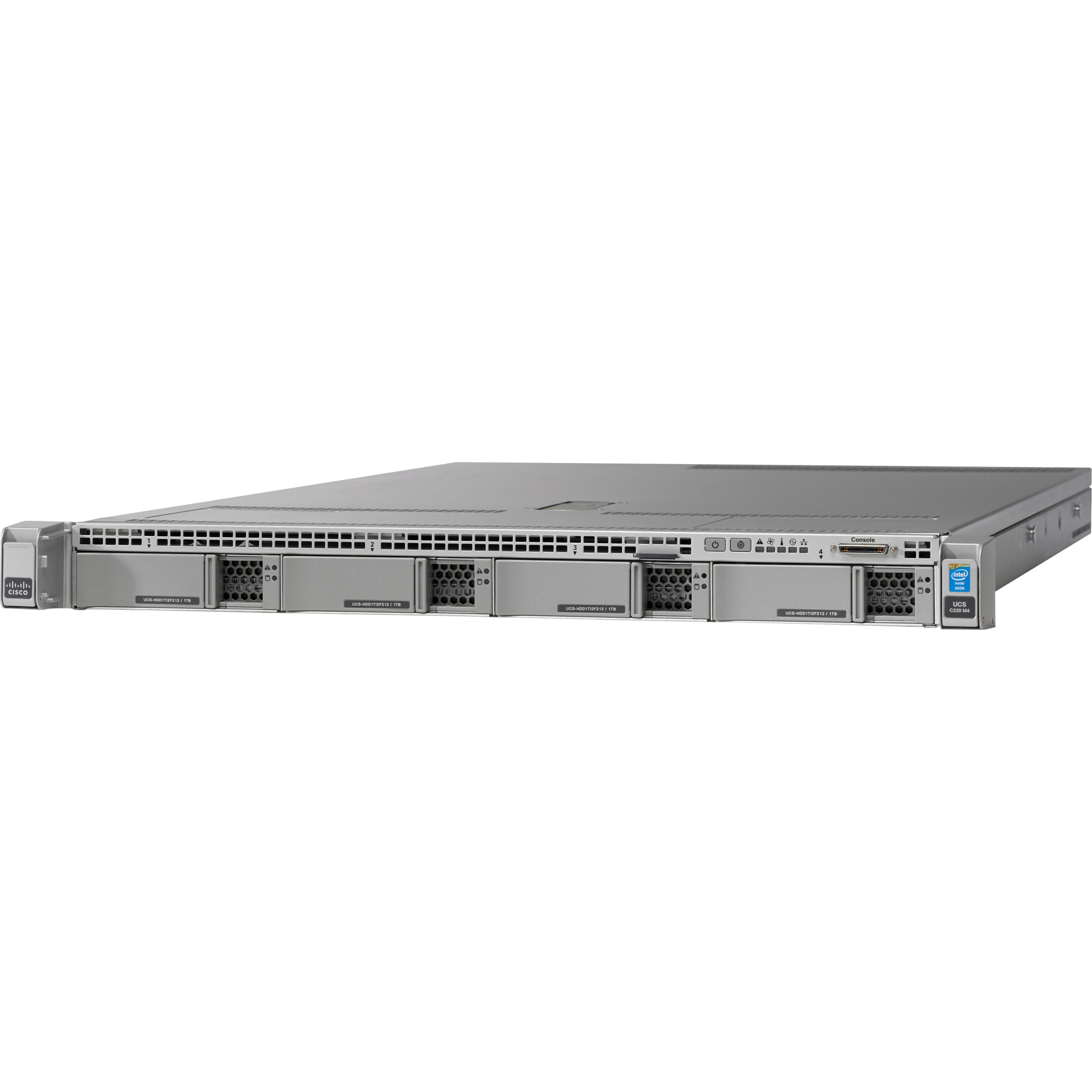 Cisco C220 M4 1U Rack Server - 2 Xeon E5-2609 v3 1.90 GHz - 64 GB RAM - Serial ATA/600 Controller - 2 Processor Support - 1.50 TB RAM Support - DDR4 SDRAM - 0, 1, 10 RAID Levels Up to 8 MB Graphic Car
