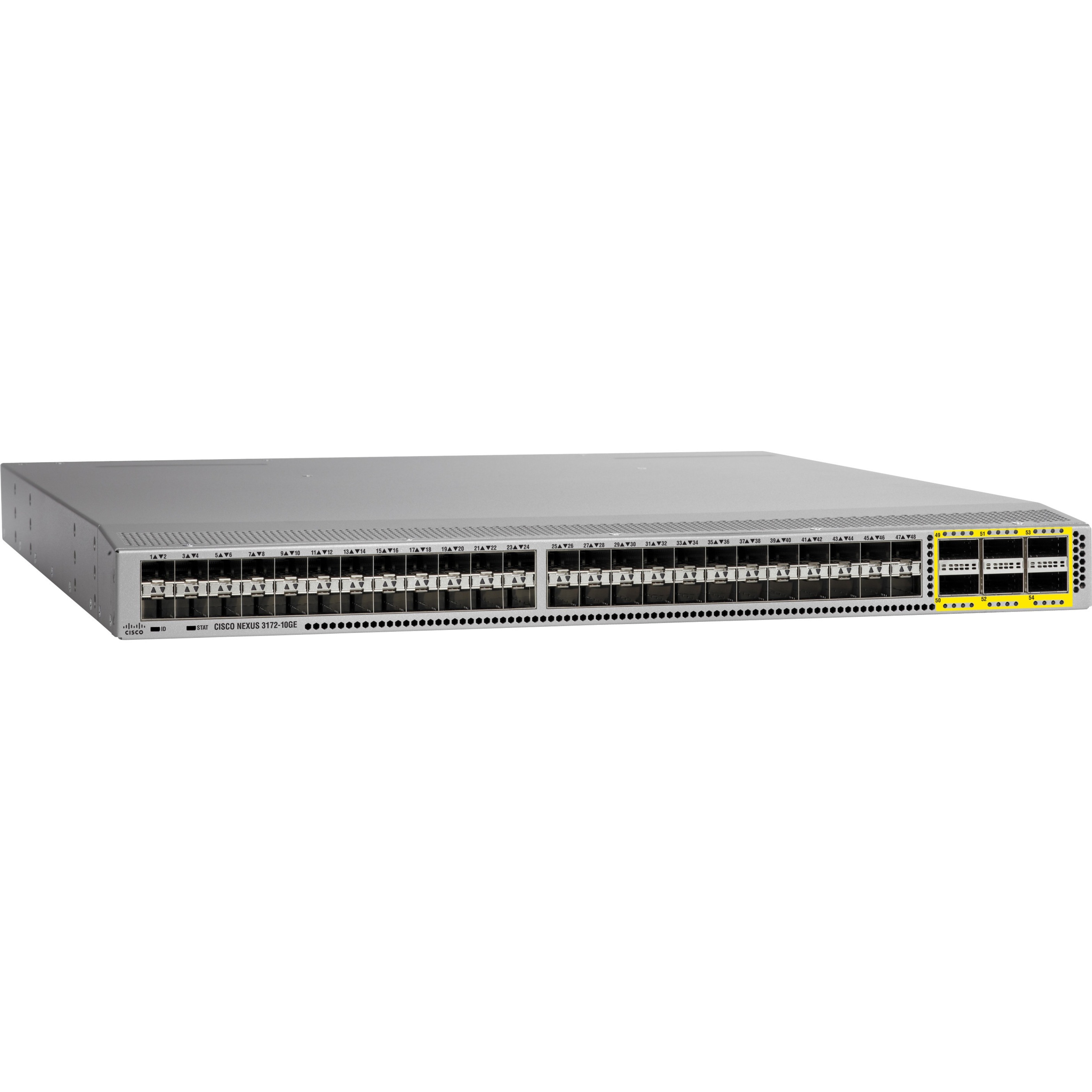 Cisco Nexus 3172PQ Layer 3 Switch - Manageable - 40 Gigabit Ethernet, 10 Gigabit Ethernet - 40GBase-X, 10GBase-X - Refurbished - 3 Layer Supported - Modular - Twisted Pair, Optical Fiber - 1U - Rack-m