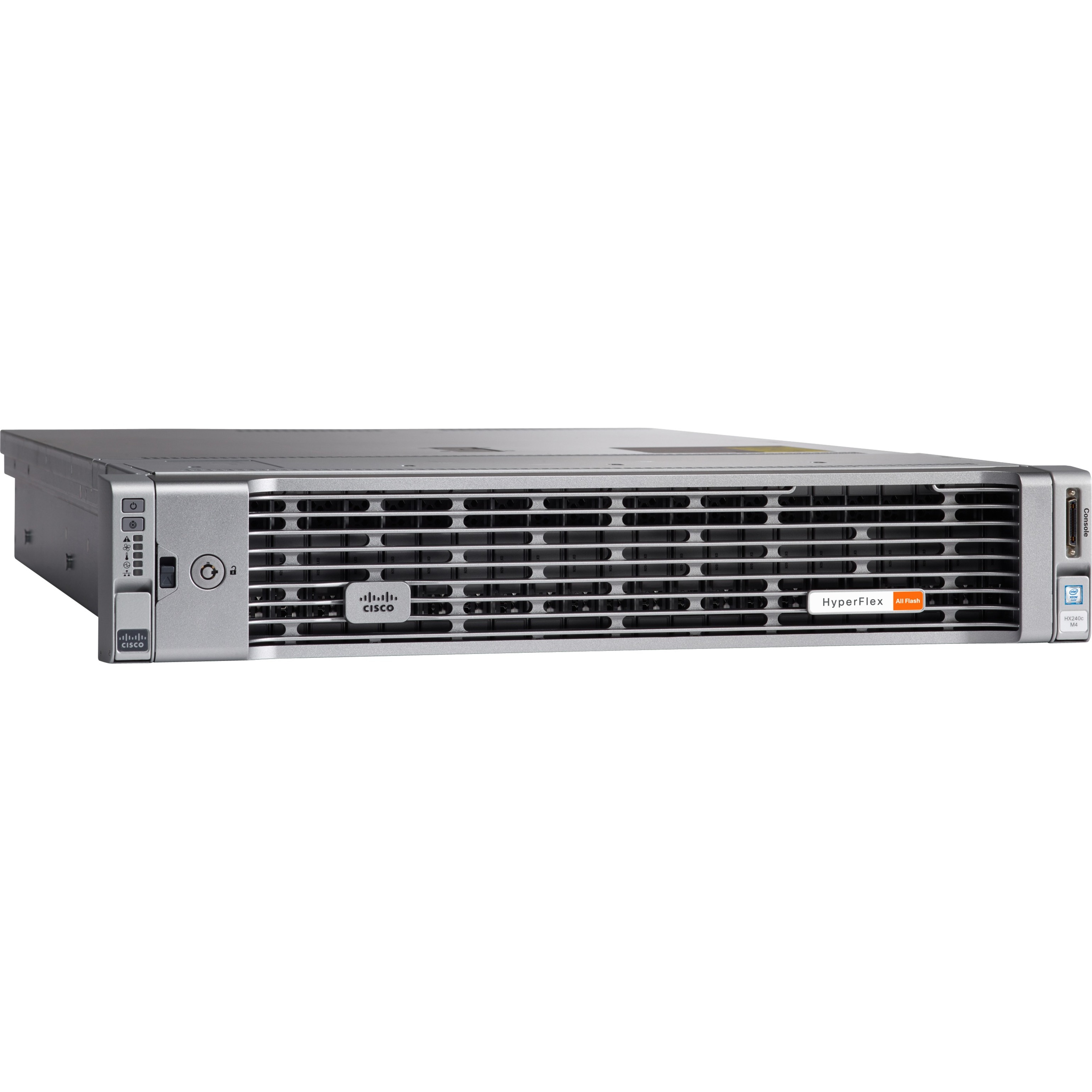 Cisco Hyperflex HX240c M4 Hyper Converged Appliance - 2 x Intel Xeon - 24 x HDD Supported - 2 x SSD Supported - Serial Attached SCSI (SAS) Controller - RAID Supported - JBOD RAID Levels - 24 x Total B