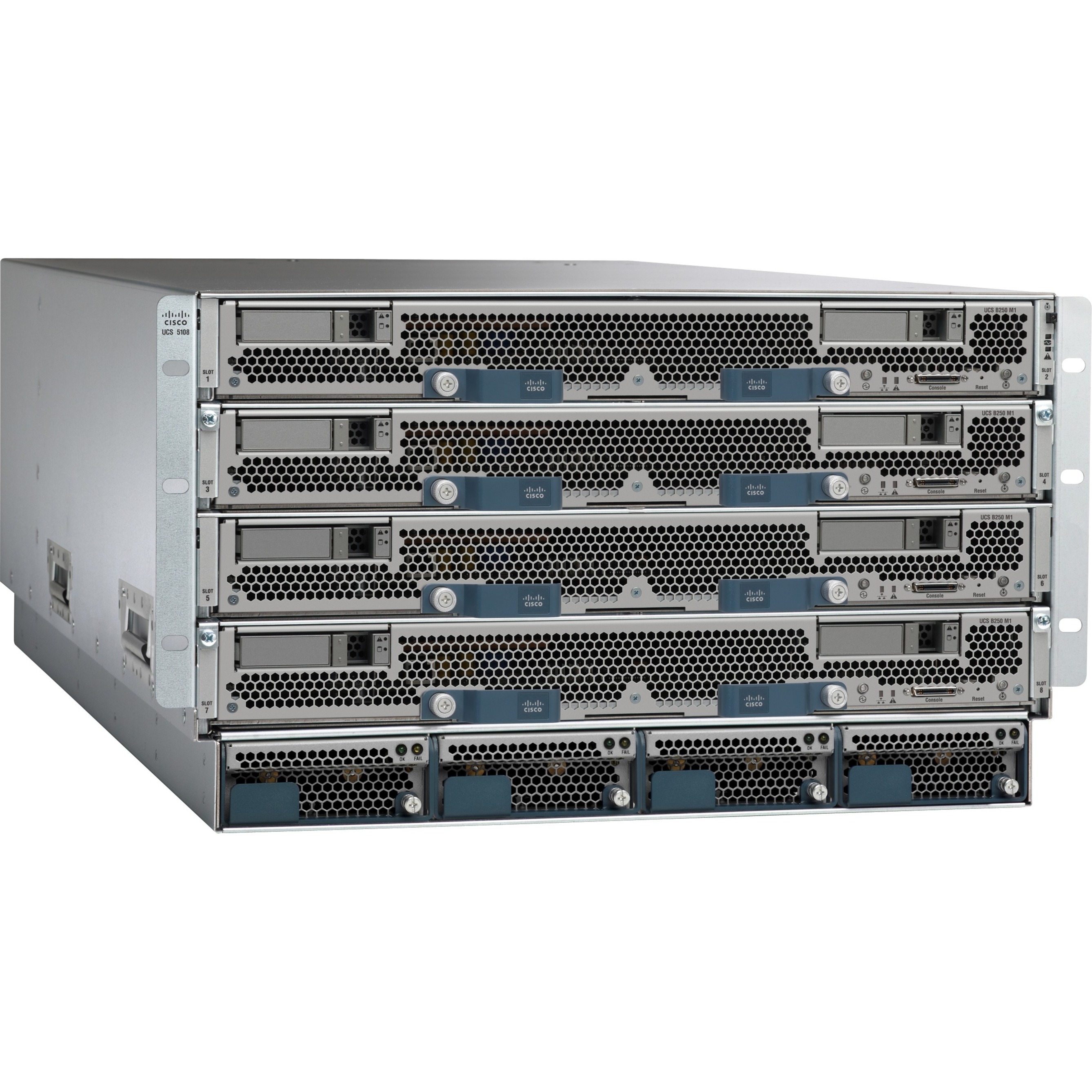 Cisco UCS 5108 Blade Server Case - Rack-mountable - 6U - 2 x Bay - 4 x 2500 W - Power Supply Installed