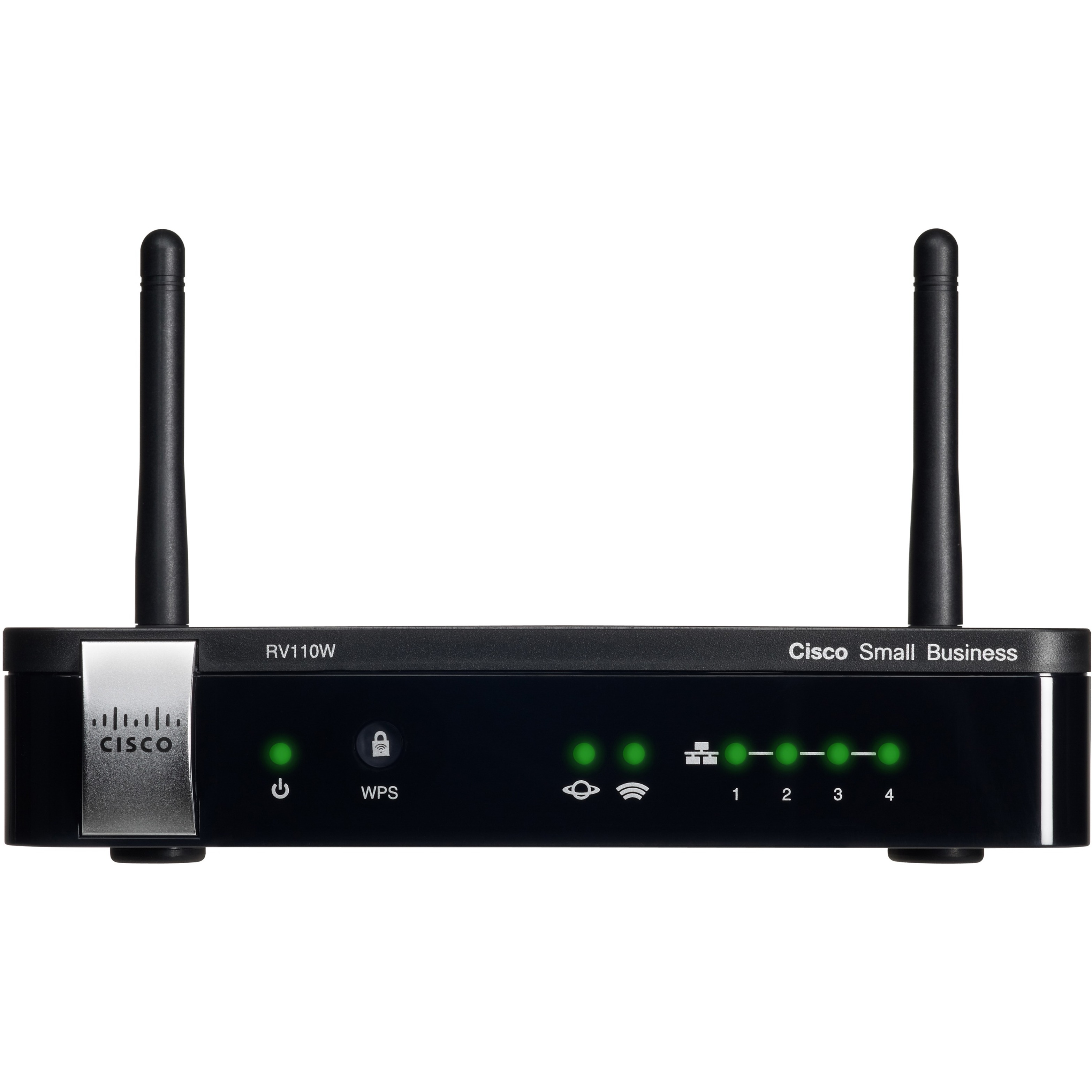 Cisco RV110W Wireless N VPN Firewall - 5 Port - 10/100Base-TX - Fast Ethernet - Wireless LAN IEEE 802.11n - 3DES - 5 x RJ-45 - Desktop