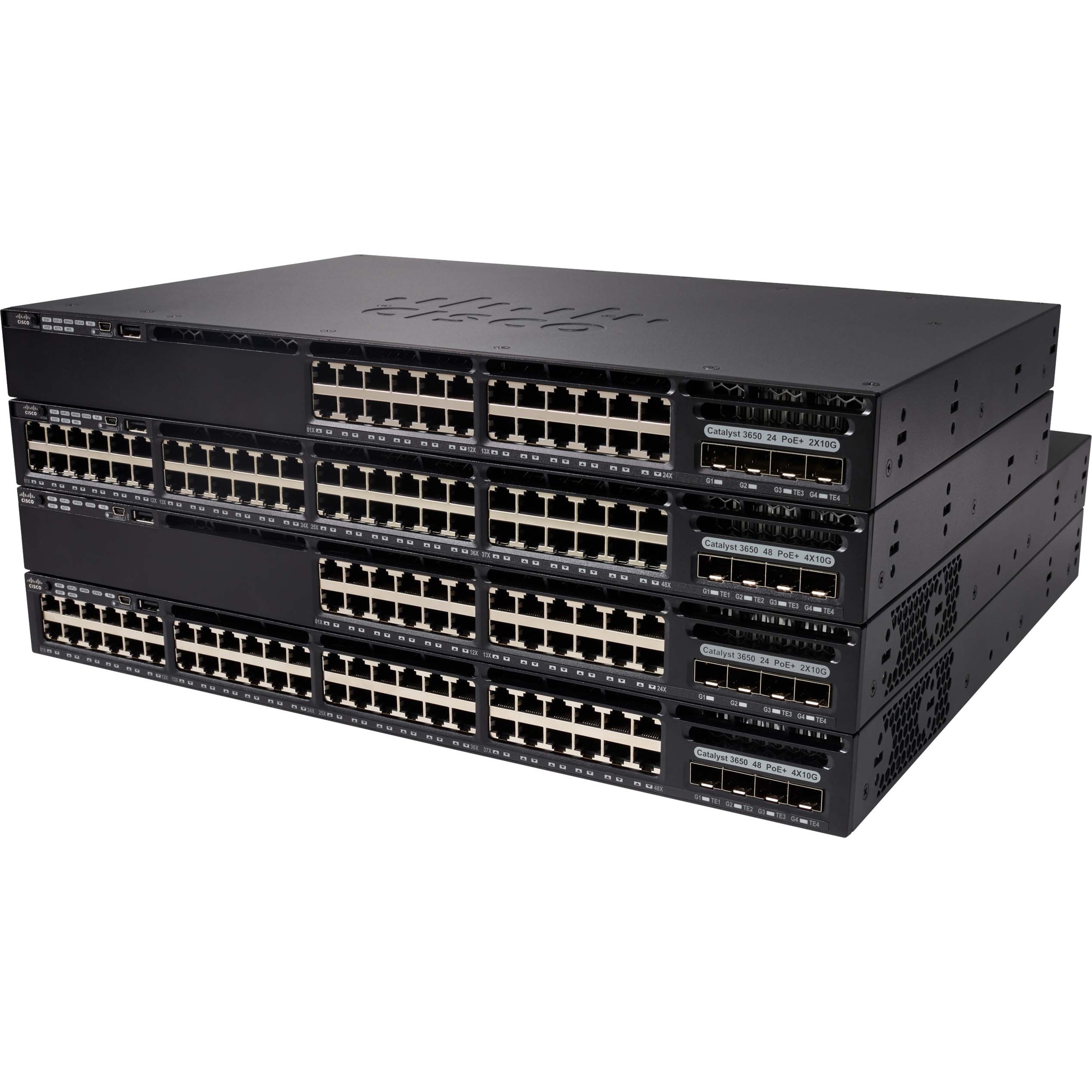 Cisco Catalyst 3650-24PDM-L Layer 3 Switch - 24 Ports - Manageable - Gigabit Ethernet, 10 Gigabit Ethernet - 10/100/1000Base-TX, 10GBase-X - 4 Layer Supported - Modular - 2 SFP Slots - Twisted Pair, O