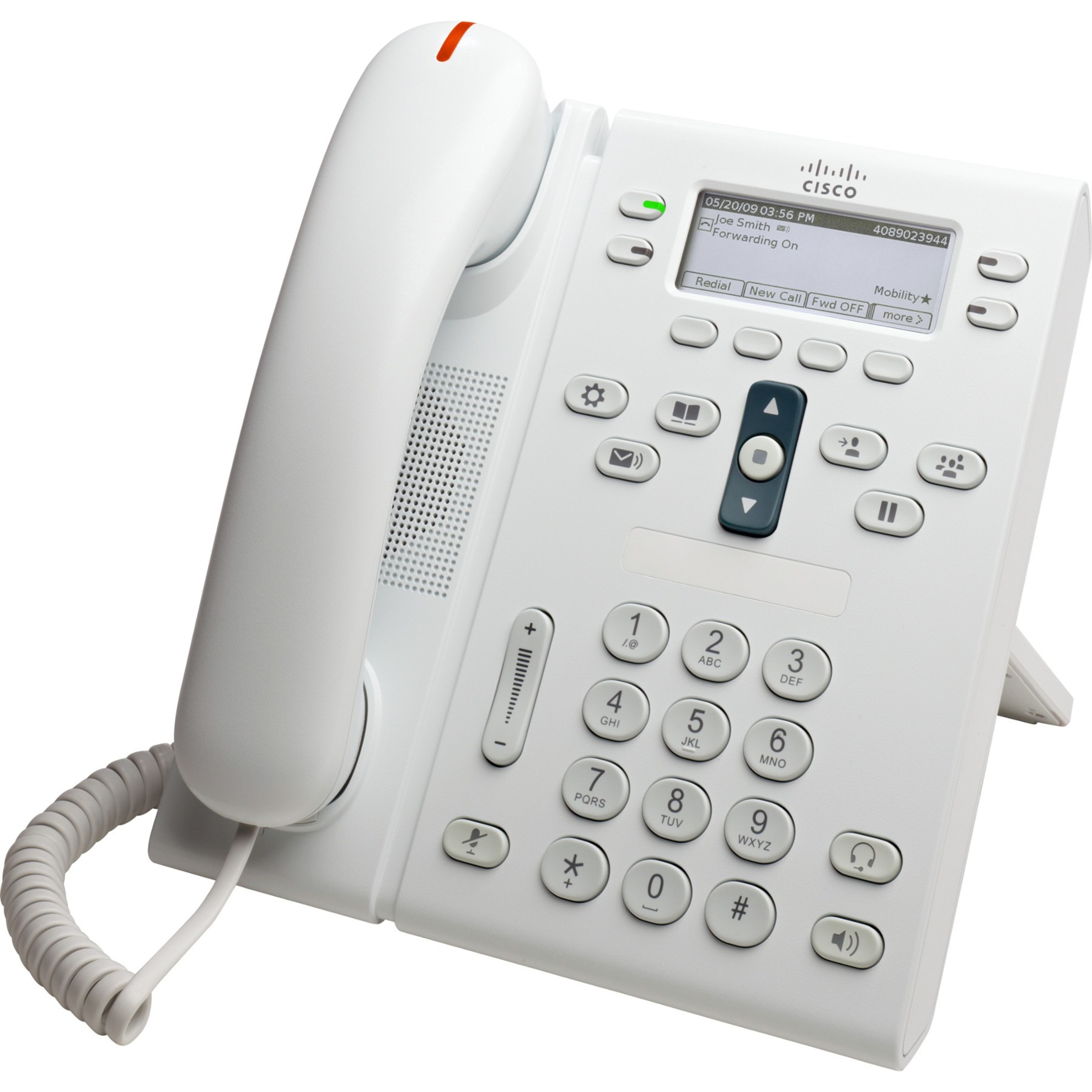 Cisco Unified 6941 IP Phone - Refurbished - Wall Mountable - Arctic White - 4 x Total Line - VoIP - 2 x Network (RJ-45) - PoE Ports
