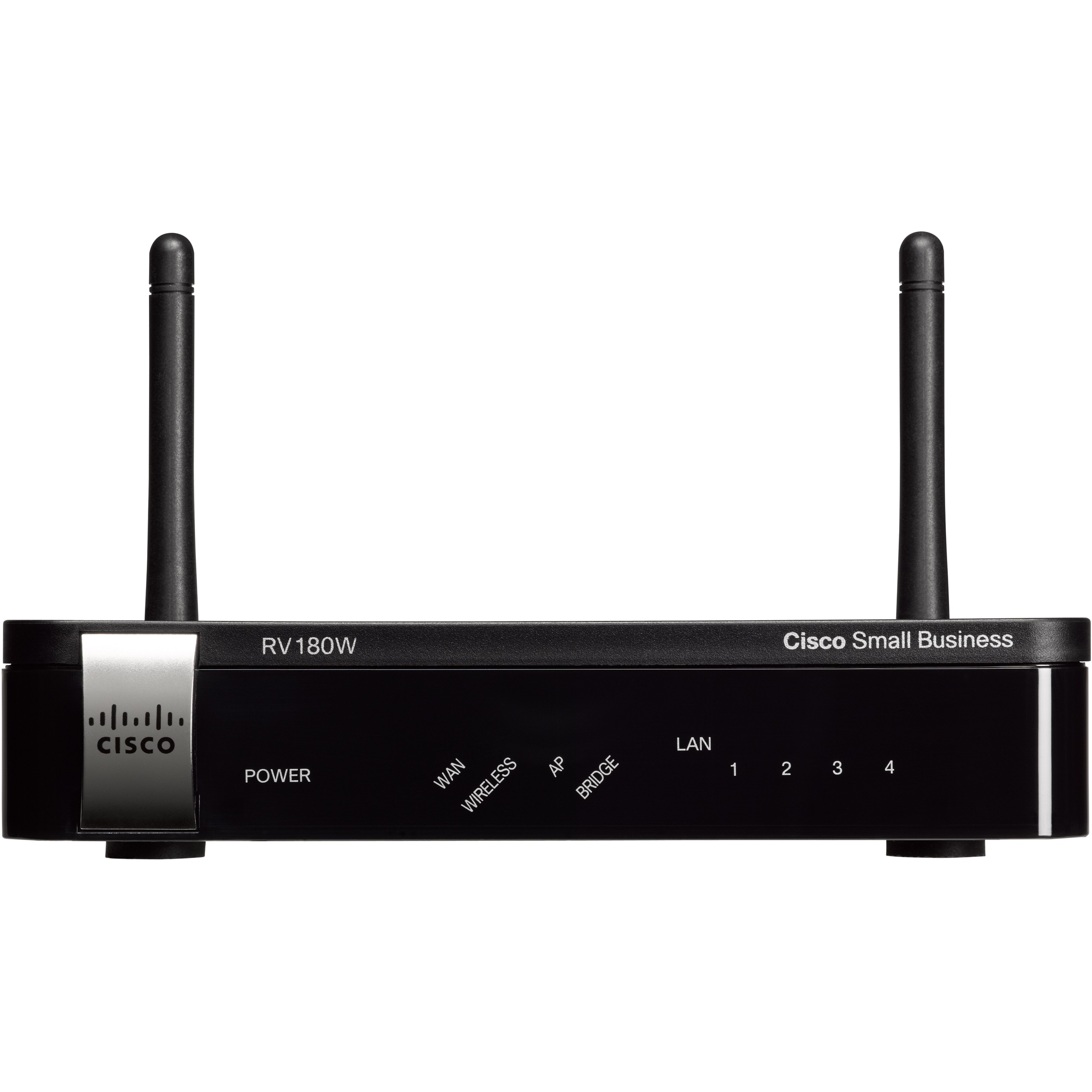 Cisco RV180W Wi-Fi 4 IEEE 802.11n Ethernet Wireless Security Router - Refurbished - 2.40 GHz ISM Band - 2 x Antenna - 6.75 MB/s Wireless Speed - 4 x Network Port - 1 x Broadband Port - Gigabit Etherne