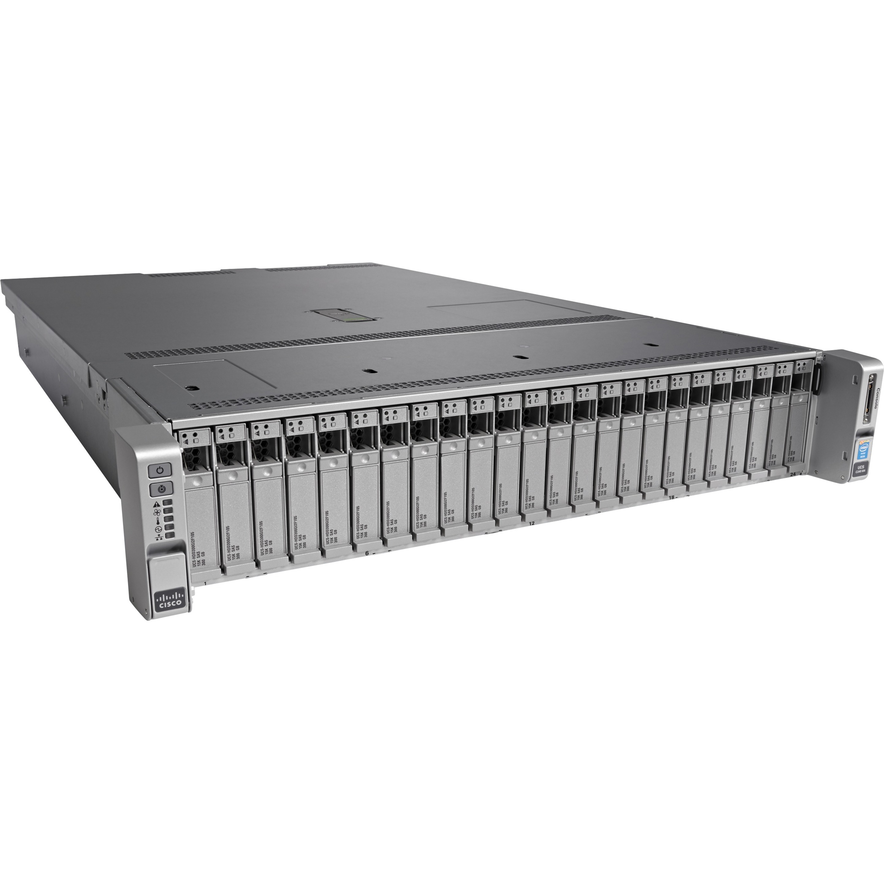 Cisco C240 M4 2U Rack Server - 2 Xeon E5-2650 v4 2.20 GHz - 64 GB RAM - 12Gb/s SAS Controller - 2 Processor Support - 1.50 TB RAM Support - DDR4 SDRAM - 0, 1, 10 RAID Levels Up to 8 MB Graphic Card - 