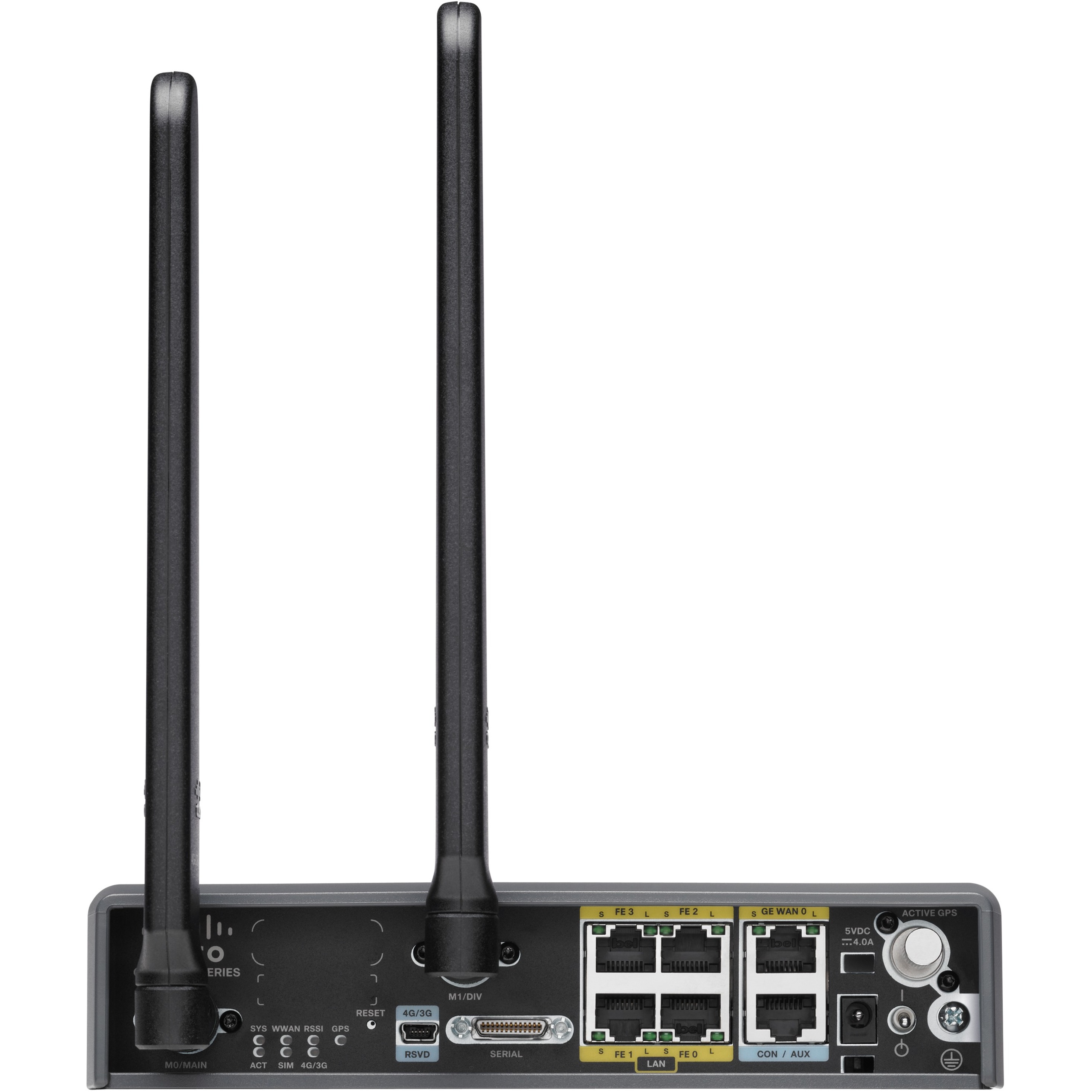 Cisco 819HG Cellular Wireless Integrated Services Router - Refurbished - 4G - LTE 700, CDMA 800, CDMA 1900 - UMTS, HSPA+, LTE - 2 x Antenna - 4 x Network Port - 1 x Broadband Port - USB - Gigabit Ethe