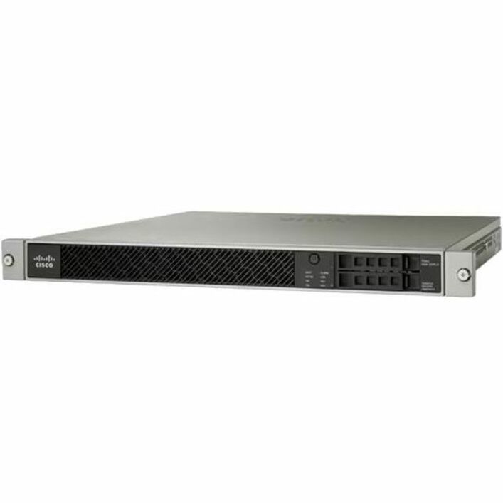 Cisco ASA 5555-X with FirePOWER Services - 8 Port - 10/100/1000Base-T - Gigabit Ethernet - 3DES, AES - 8 x RJ-45 - 1 Total Expansion Slots - 1U - Rack-mountable