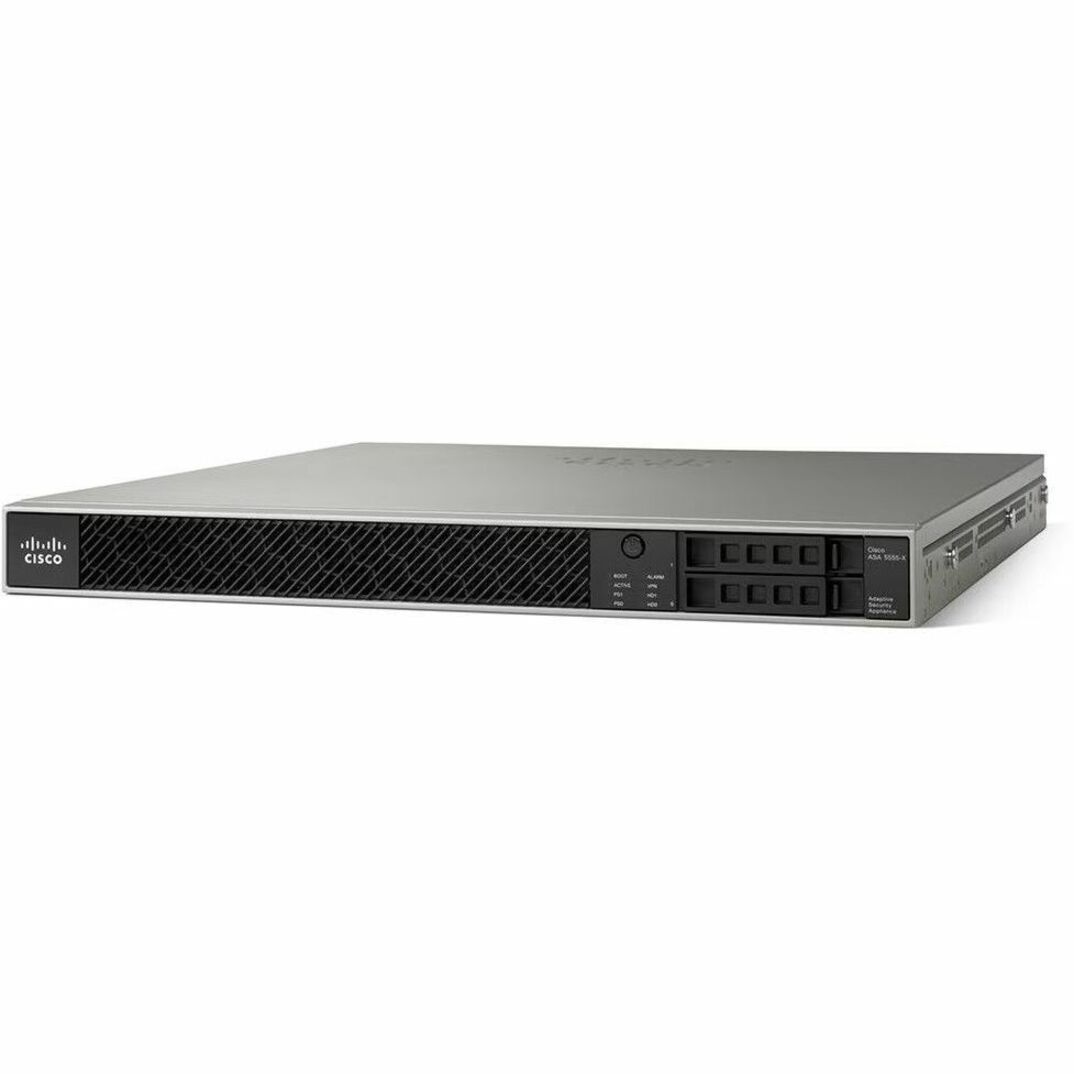 Cisco ASA 5525-X Firewall Appliance - 8 Port - 10/100/1000Base-T - Gigabit Ethernet - 3DES, AES - 1 Total Expansion Slots - 1U - Rack-mountable