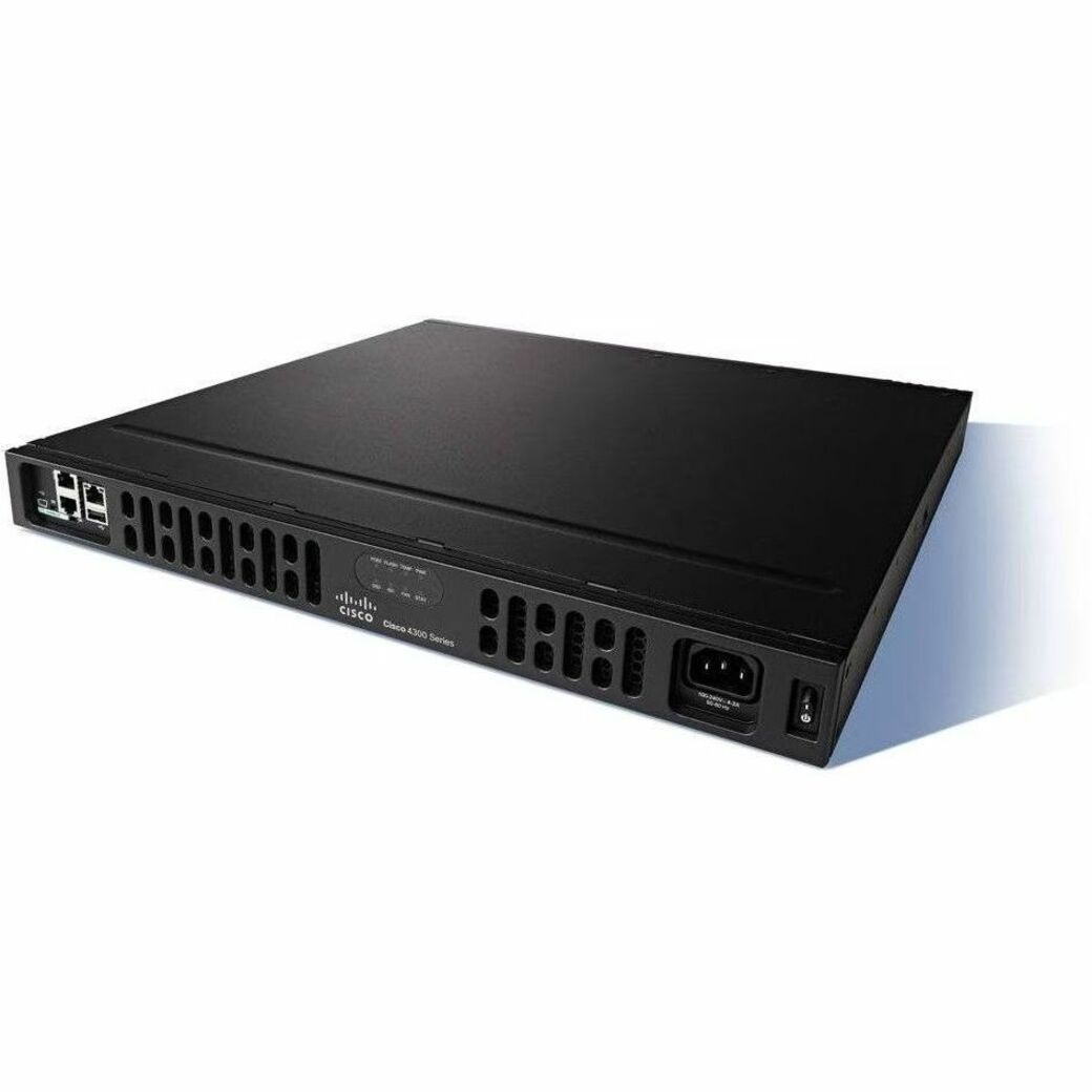 Cisco 4331 Router - Refurbished - 3 Ports - Management Port - 6 - Gigabit Ethernet - 1U - Rack-mountable, Wall Mountable - 90 Day