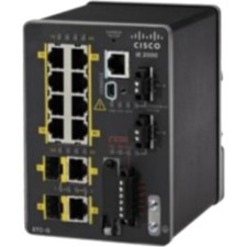 Cisco IE-2000-8TC-G-B Ethernet Switch - 10 Ports - Manageable - Fast Ethernet, Gigabit Ethernet - 10/100Base-T, 10/100/1000Base-TX, 100Base-X - Refurbished - 3 Layer Supported - Modular - 2 SFP Slots 