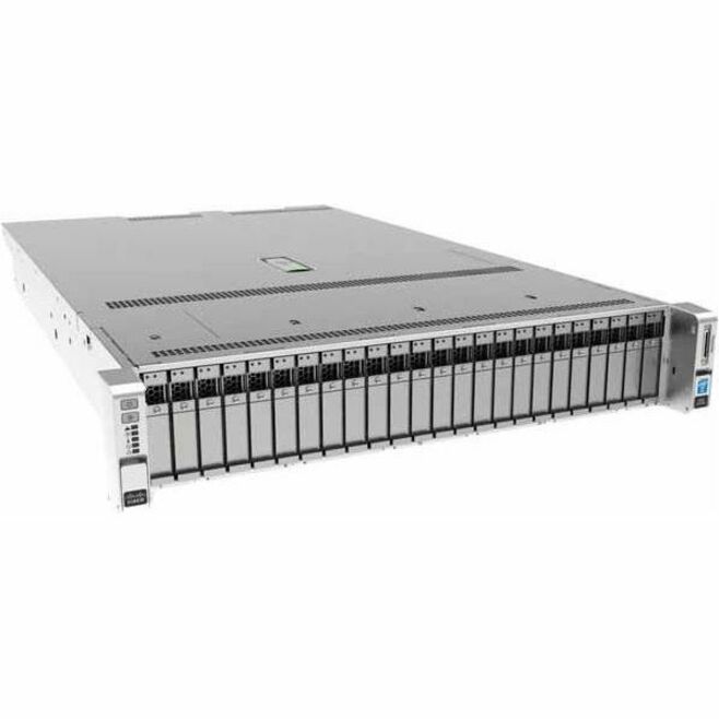 Cisco C240 M4 2U Rack Server - 2 Xeon E5-2620 v3 3.20 GHz - 32 GB RAM - 12Gb/s SAS Controller - Intel Chip - 2 Processor Support - DDR4 SDRAM - 0, 1, 5, 6 RAID Levels Up to 256 MB Graphic Card - Gigab