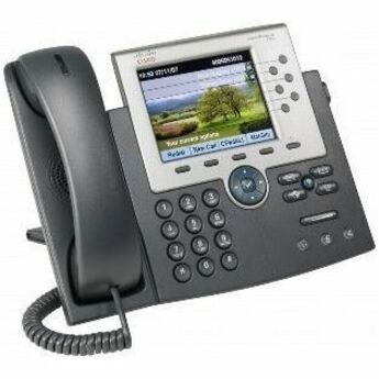 Cisco Unified 7965G IP Phone - Refurbished - Corded - Corded - Wall Mountable - Dark Gray - 6 x Total Line - VoIP - 2 x Network (RJ-45) - PoE Ports