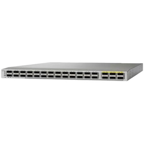 Cisco Nexus 9332PQ Switch - Manageable - 40GBase-X - Refurbished - 3 Layer Supported - Modular - Optical Fiber - 1U - Rack-mountable