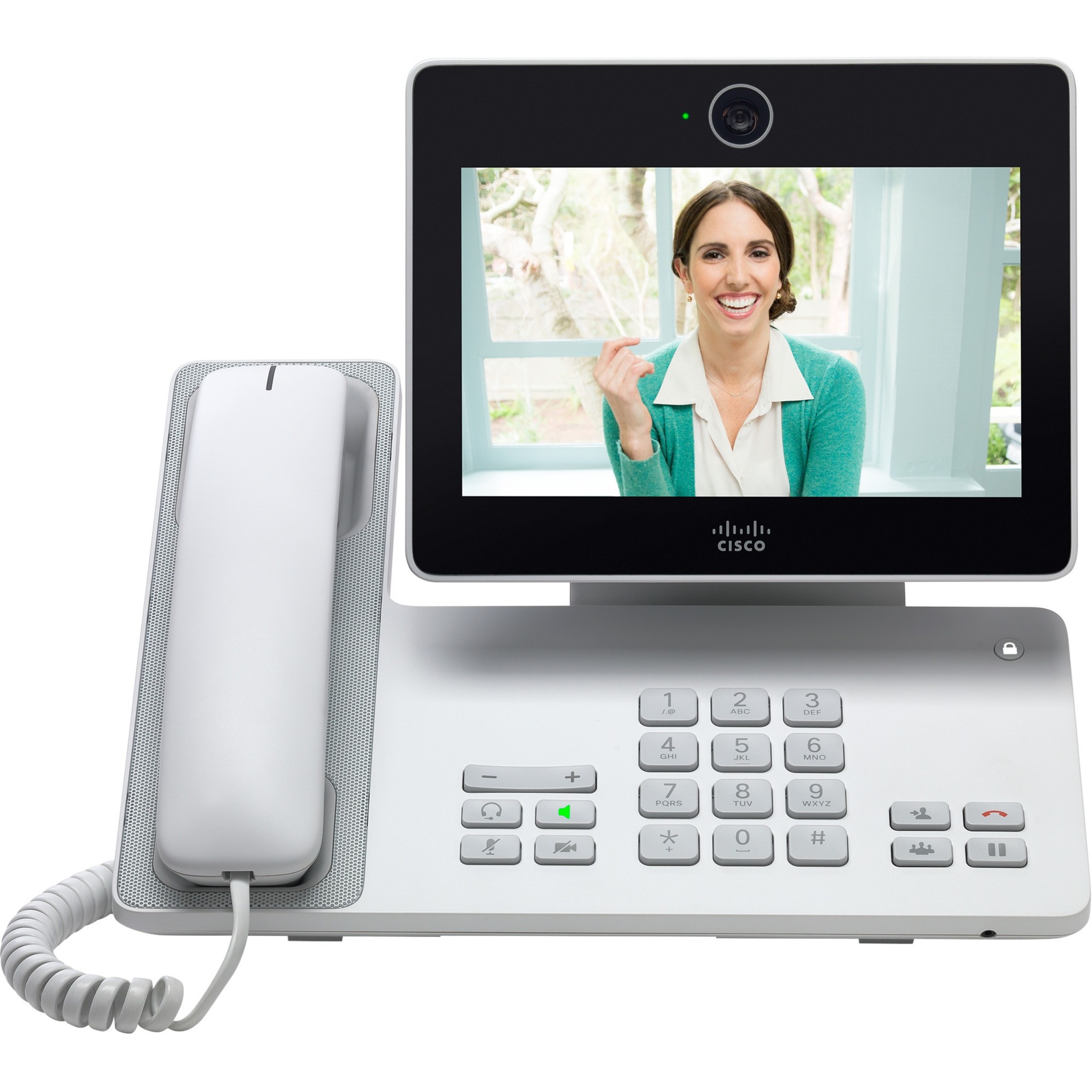 Cisco DX650 IP Phone - Refurbished - Desktop, Wall Mountable - White - VoIP - 2 x Network (RJ-45) - PoE Ports