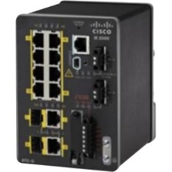 Cisco IE-2000-8TC-G-E Ethernet Switch - 10 Ports - Manageable - Fast Ethernet - 10/100Base-TX - Refurbished - 2 Layer Supported - Modular - 2 SFP Slots - Twisted Pair, Optical Fiber - Rail-mountable, 