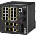 Cisco IE-2000-16TC-G-E Ethernet Switch - 18 Ports - Manageable - Fast Ethernet, Gigabit Ethernet - 10/100/1000Base-TX, 1000Base-X - Refurbished - 3 Layer Supported - 4 SFP Slots - Optical Fiber, Twist