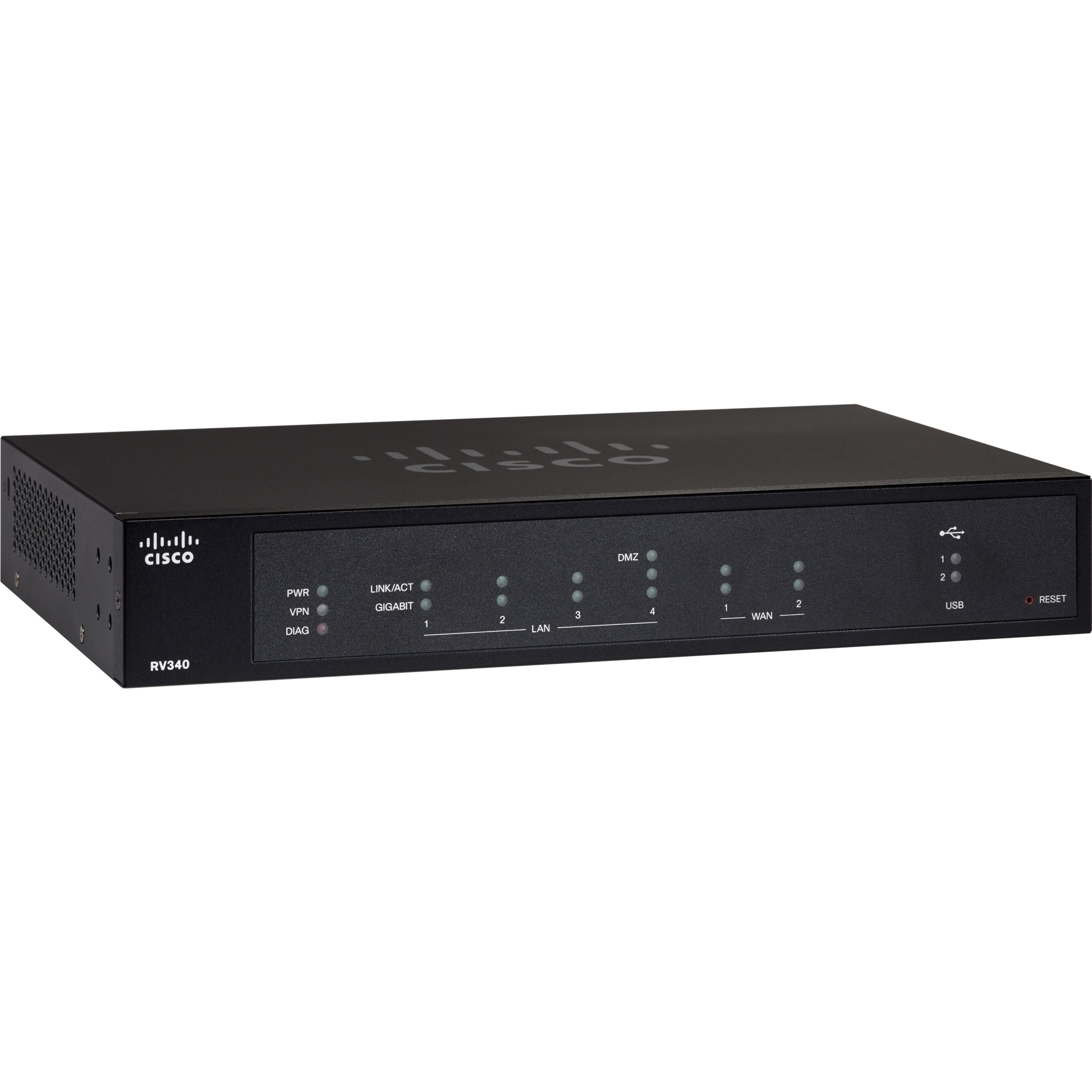 Cisco RV340 Router - 6 Ports - Management Port - Gigabit Ethernet - Rack-mountable Lifetime Warranty