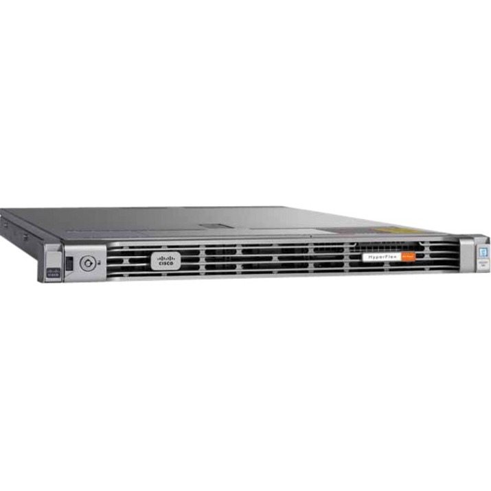 Cisco HyperFlex Server Barebone System - 1U Rack-mountable - 2 x Processor Support - Intel C610 Chip - 1.50 TB DDR4 SDRAM DDR4-2400/PC4-19200 Maximum RAM Support - 24 Total Memory Slots - 12Gb/s SAS C