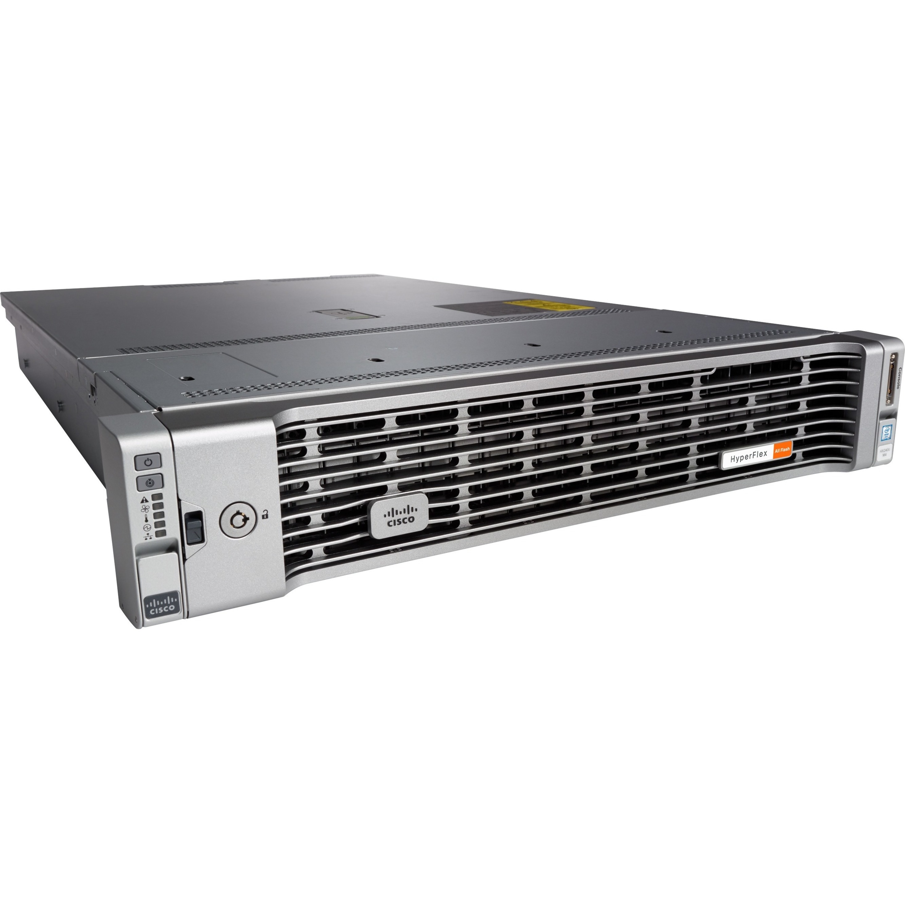 Cisco HyperFlex HX240c M4 2U Rack Server - 2 Xeon E5-2630 v4 2.20 GHz - 256 GB RAM - 12Gb/s SAS Controller - 2 Processor Support - 1.50 TB RAM Support - DDR4 SDRAM Up to 8 MB Graphic Card - Gigabit Et