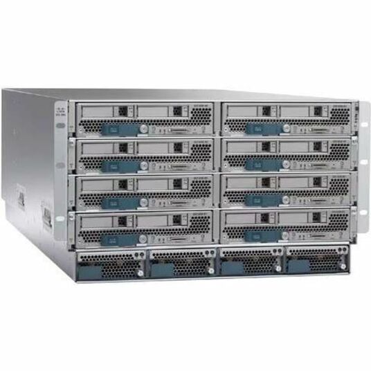 Cisco UCS 5108 Blade Server Chassis - Rack-mountable - 6U - 4 x 2500 W - Power Supply Installed - 8 x Fan(s) Supported - 2x Slot(s) - Fan Cooler - TAA Compliant
