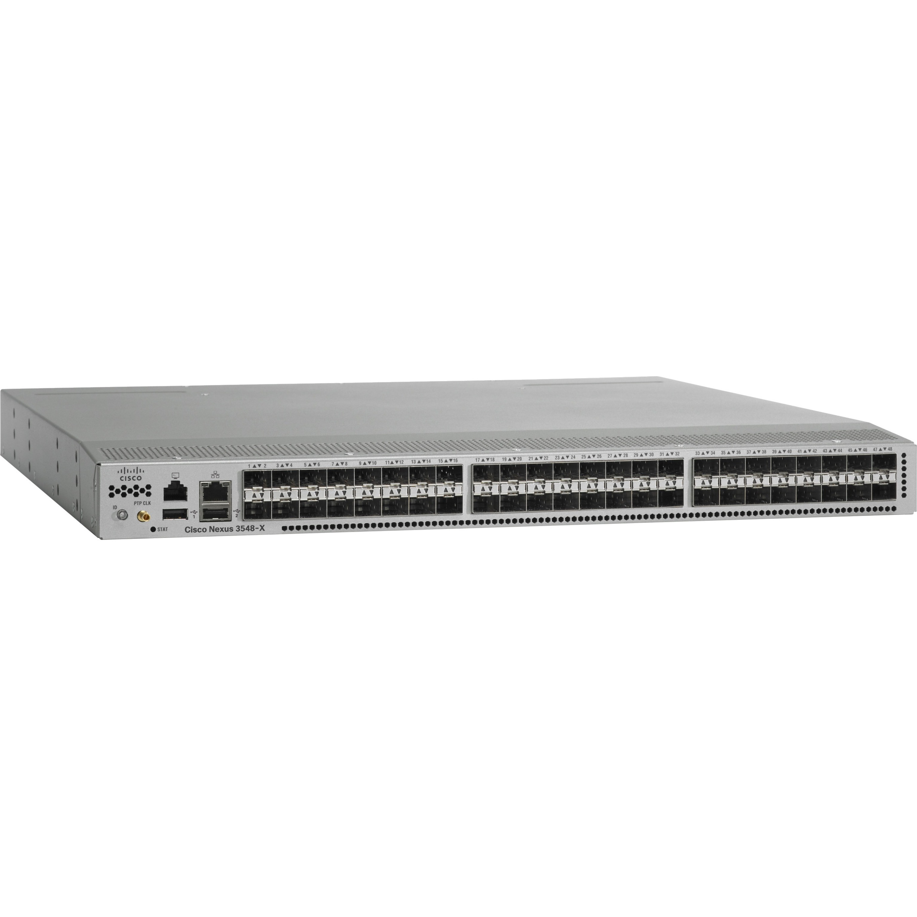 Cisco Nexus 3548-X Layer 3 Switch - Manageable - 10 Gigabit Ethernet - 10GBase-X - Refurbished - 3 Layer Supported - Optical Fiber - 1U - Rack-mountable - 1 Year Limited Warranty
