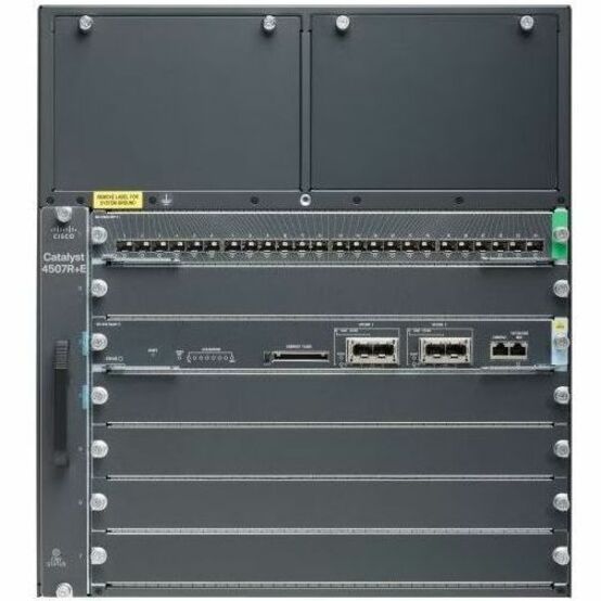 Cisco Catalyst WS C4507R+E Chassis - Manageable - Gigabit Ethernet - 10/100/1000Base-TX - 4 Layer Supported - 11U - Rack-mountable - Lifetime Limited Warranty