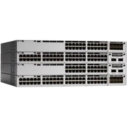 Cisco Catalyst 9300 48-port PoE+, Network Advantage - 48 Ports - Manageable - Gigabit Ethernet - 10/100/1000Base-T - 2 Layer Supported - 715 W Power Consumption - Twisted Pair - Rack-mountable