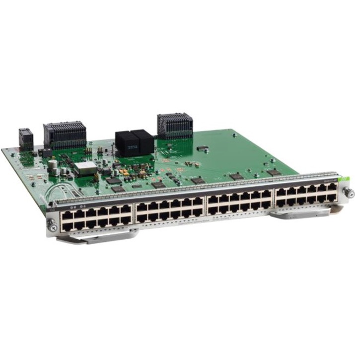 Cisco Catalyst 9400 Series RJ45 Data Line Card - For Data Networking - 48 x RJ-45 10/100/1000Base-TX Network - Twisted PairGigabit Ethernet - 10/100/1000Base-TX