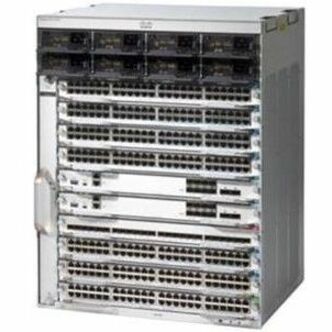 Cisco Catalyst 9400 Series 10 Slot Chassis - Manageable - Gigabit Ethernet - 1000Base-T - 3 Layer Supported - Modular - 3200 W Power Consumption - Twisted Pair - PoE Ports - 13U - Rack-mountable - Lif