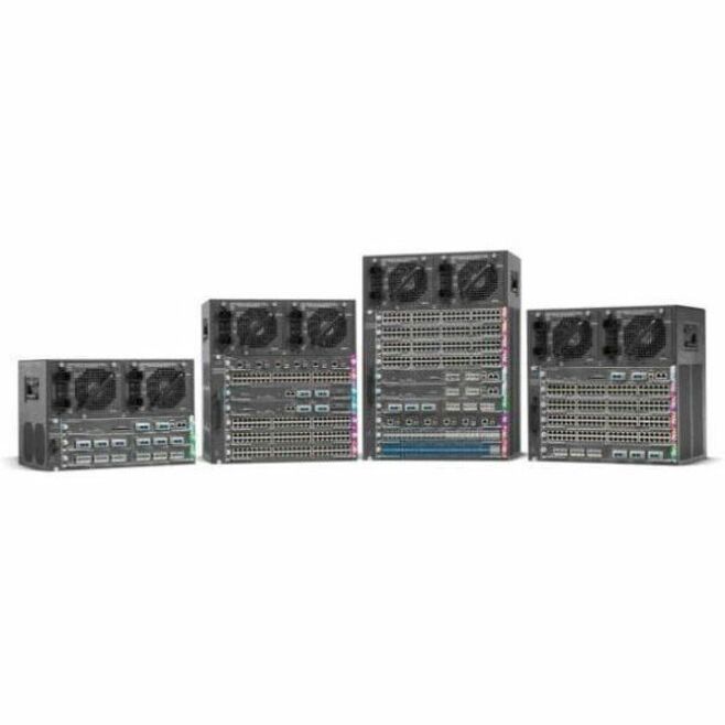 Cisco Catalyst 4500 Switch Chassis - 4 Layer Supported - Modular - Black - Gray - 11U - Rack-mountable - Lifetime Limited Warranty