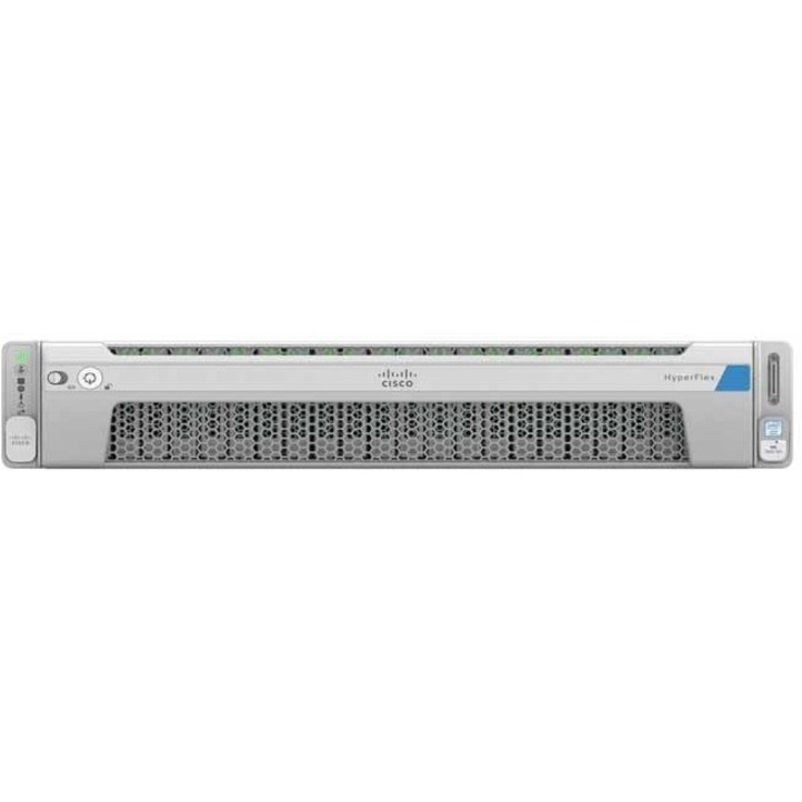 Cisco HyperFlex HX240c M5 Node (Hybrid) - 2 - 23 x HDD Supported - 1 Boot Drive(s) - Serial ATA Controller - 23 x Total Bays - Gigabit Ethernet - VGA - Network (RJ-45) - 2U - Rack-mountable
