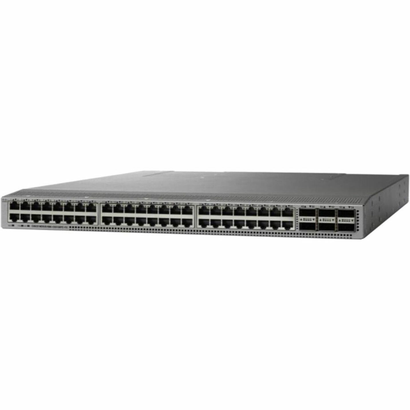 Cisco Nexus 93108TC-FX Ethernet Switch - 48 Ports - Manageable - 10 Gigabit Ethernet, 100 Gigabit Ethernet - 10GBase-T, 100GBase-X - 3 Layer Supported - Modular - 460 W Power Consumption - Twisted Pai
