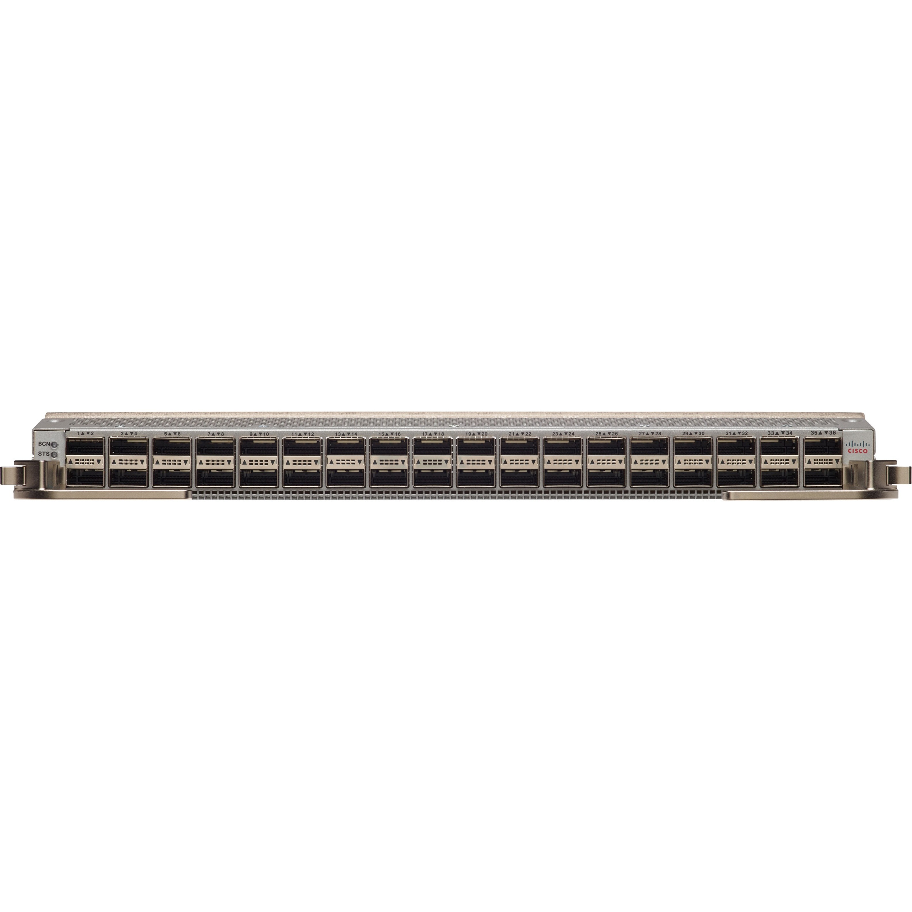 Cisco N9K-X9736C-EX: 100 Gigabit Ethernet Line Card - For Optical Network, Data NetworkingOptical Fiber100 Gigabit Ethernet - 100GBase-X - 36 x Expansion Slots - QSFP28 - Hot-swappable