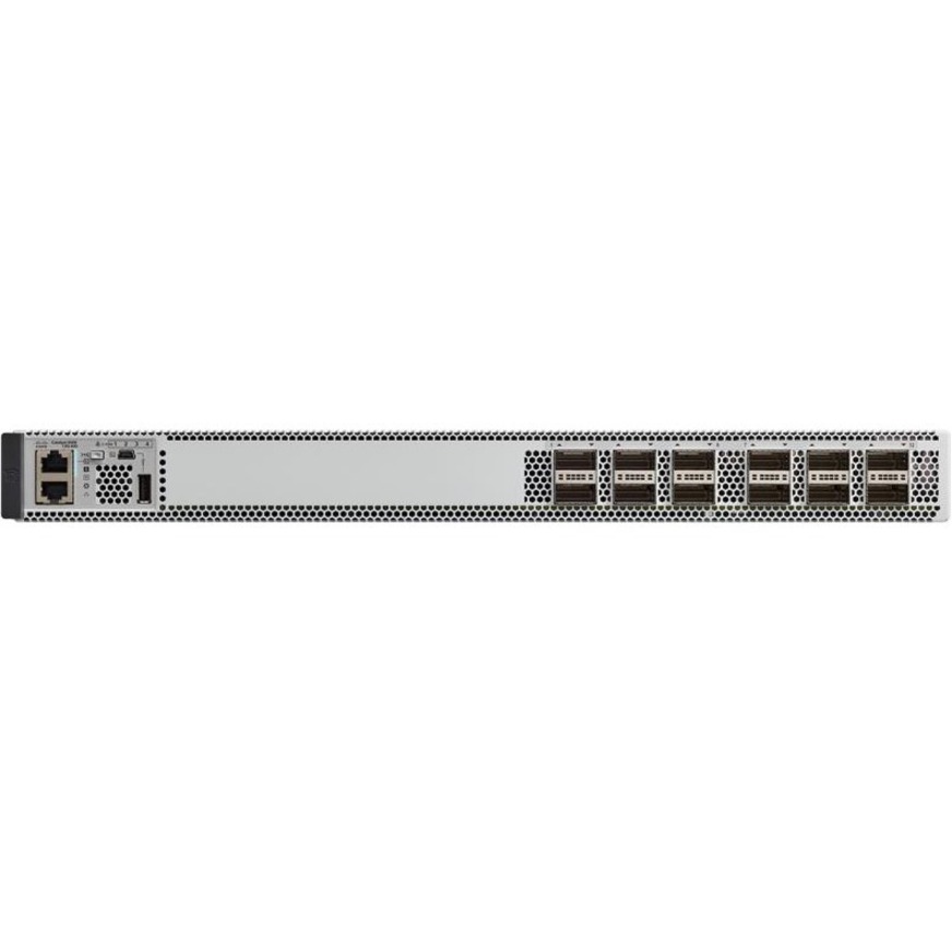 Cisco Catalyst 9500 12-port 40G switch, NW Ess. License - Manageable - 3 Layer Supported - Modular - Optical Fiber - 1U - Rack-mountable