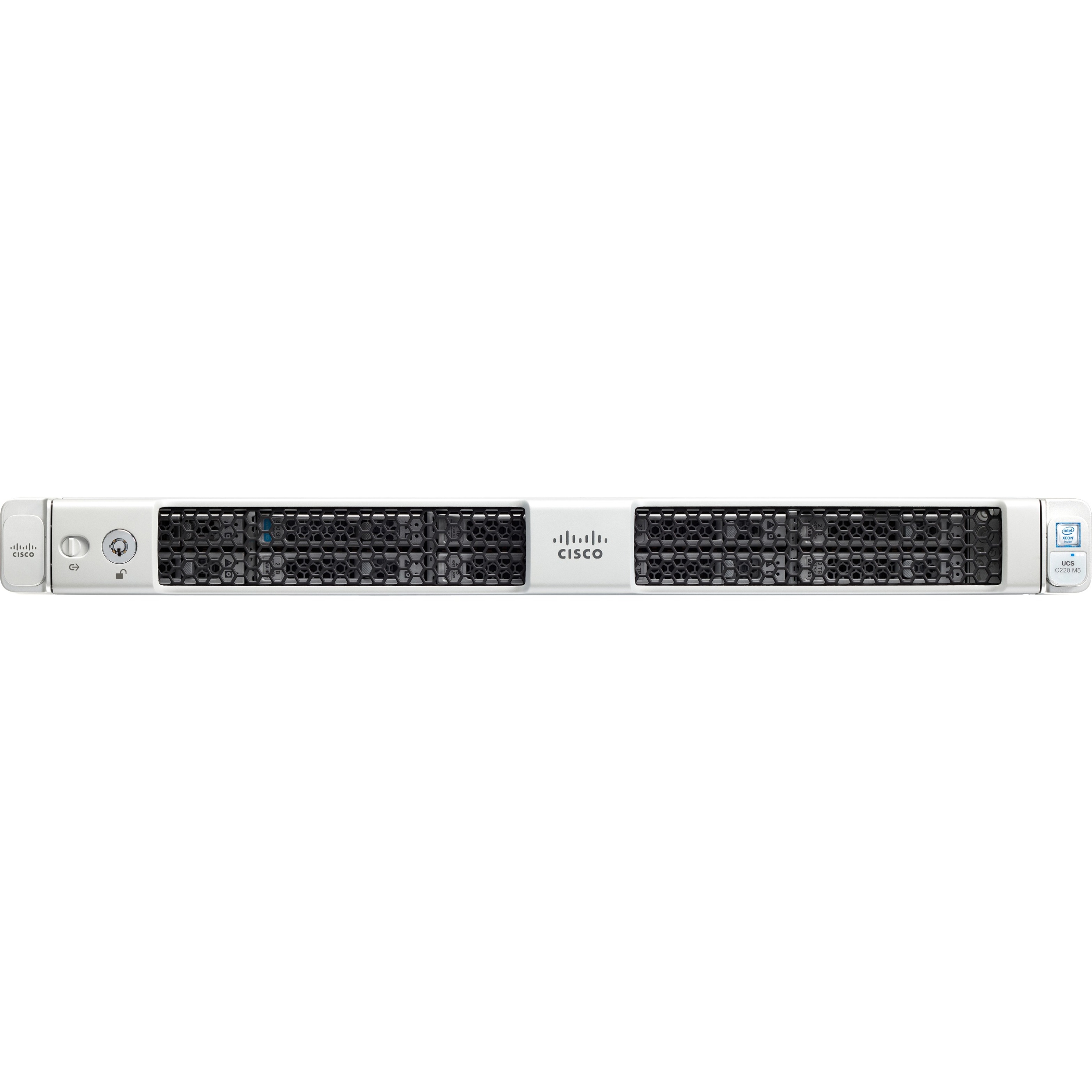 Cisco C220 M5 1U Rack Server - 2 Xeon Silver 4114 2.20 GHz - 32 GB RAM - 12Gb/s SAS Controller - 2 Processor Support - 3 TB RAM Support - DDR4 SDRAM Up to 16 MB Graphic Card - 10 Gigabit Ethernet - 10