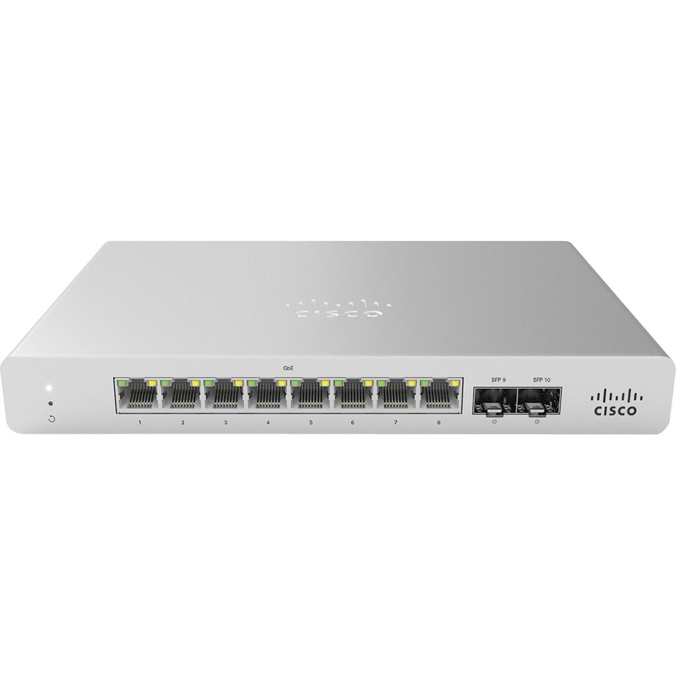 Cisco Meraki MS120-8LP 1G L2 Cloud Managed 8x GigE 64W PoE Switch - 8 Ports - Manageable - Gigabit Ethernet - 2 Layer Supported - Modular - 2 SFP Slots - 88 W Power Consumption - Twisted Pair, Optical