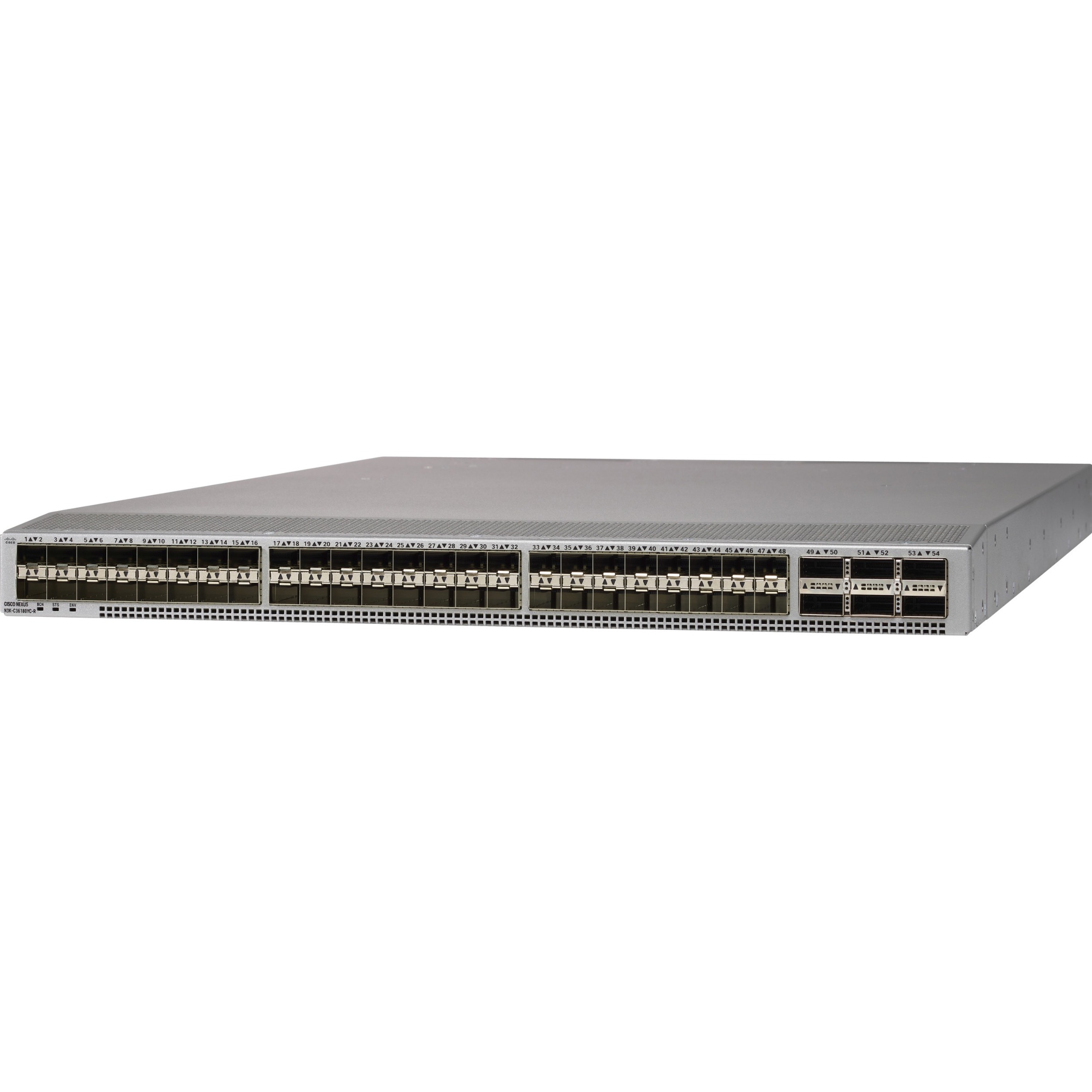 Cisco Nexus 36180YC-R Switch Chassis - Manageable - 3 Layer Supported - Modular - 771 W Power Consumption - Optical Fiber - 1U - Rack-mountable