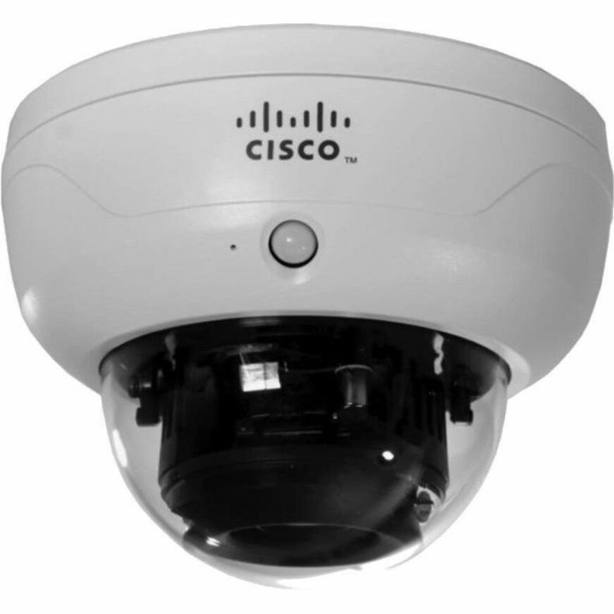 Cisco 8020 5 Megapixel Indoor Network Camera - Color - Dome - H.265, H.264, MJPEG - 2560 x 1920 - Fast Ethernet
