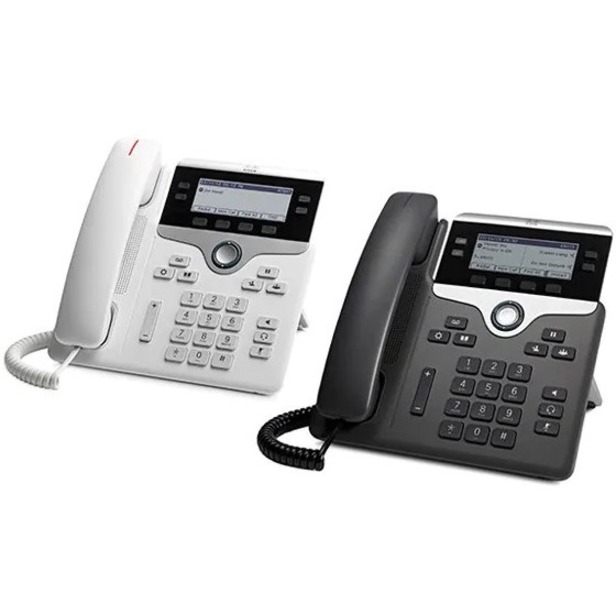 Cisco 7841 IP Phone - Refurbished - Corded - Corded - Wall Mountable, Tabletop - TAA Compliant - 4 x Total Line - VoIP - 2 x Network (RJ-45) - PoE Ports