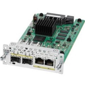 Cisco 2-Port Gigabit Ethernet WAN Network Interface Module - For Wide Area Network - 2 x RJ-45 1000Base-T WAN - Twisted Pair, Optical FiberGigabit Ethernet - 1000Base-T, 1000Base-X - 2 x Expansion Slo