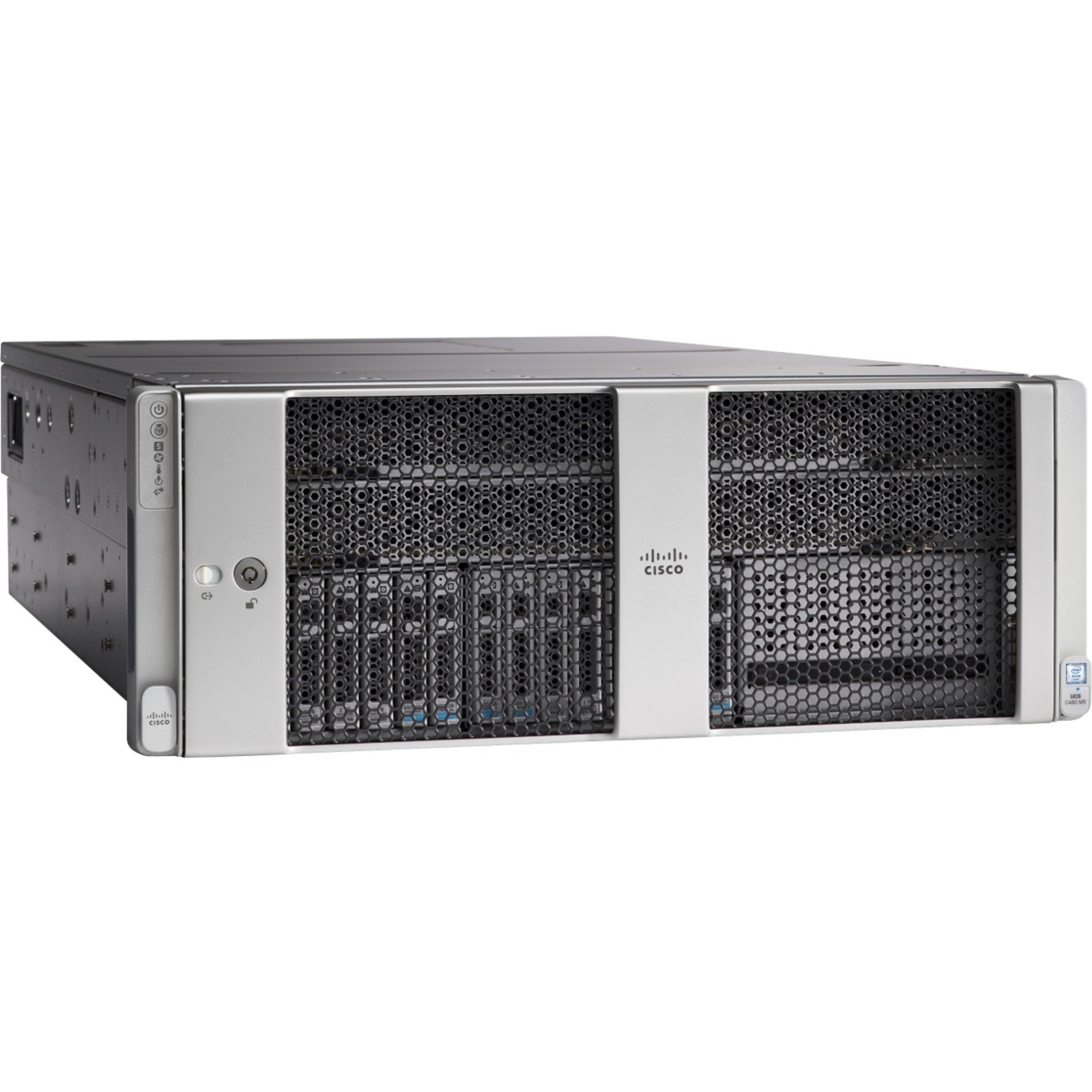 Cisco Barebone System - 4U Rack-mountable - 4 x Processor Support - Intel C620 Chip - 18 TB DDR4 SDRAM DDR4-2666/PC4-21300 Maximum RAM Support - 48 Total Memory Slots - 12Gb/s SAS RAID Supported, Seri