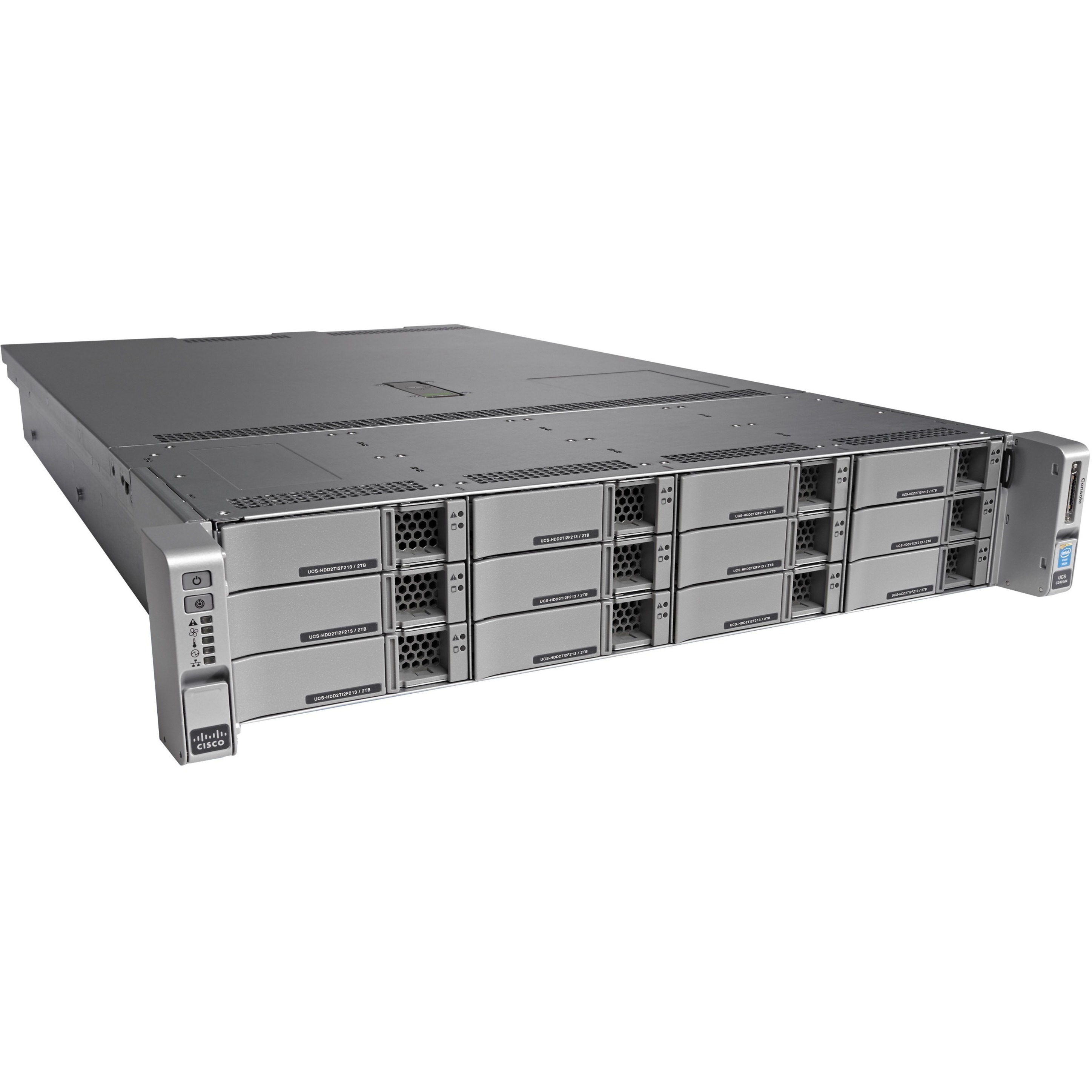 Cisco C240 M4 2U Rack Server - Xeon E5-2650 v4 2.20 GHz - 256 GB RAM - 12Gb/s SAS, Serial ATA Controller - 2 Processor Support - 1.50 TB RAM Support - DDR4 SDRAM - 0, 1, 10 RAID Levels Up to 8 MB Grap