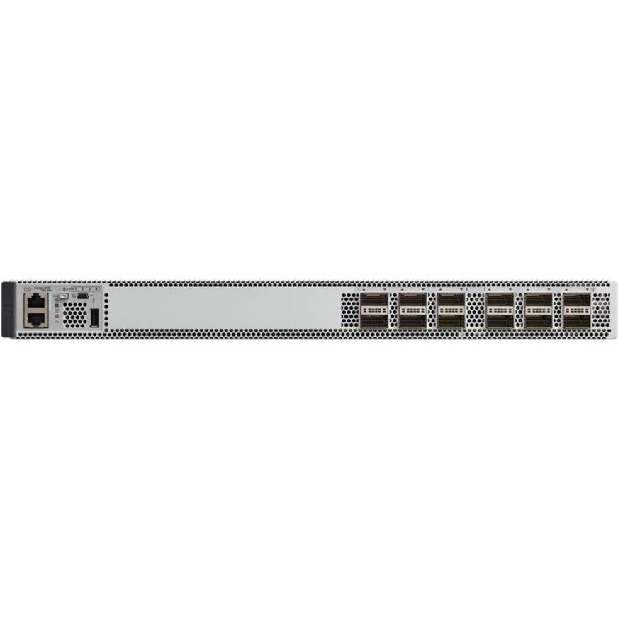 Cisco Catalyst 9500 12-port 40G switch, NW Ess. License - Manageable - 3 Layer Supported - Modular - 950 W Power Consumption - Optical Fiber - 1U - Rack-mountable - Lifetime Limited Warranty